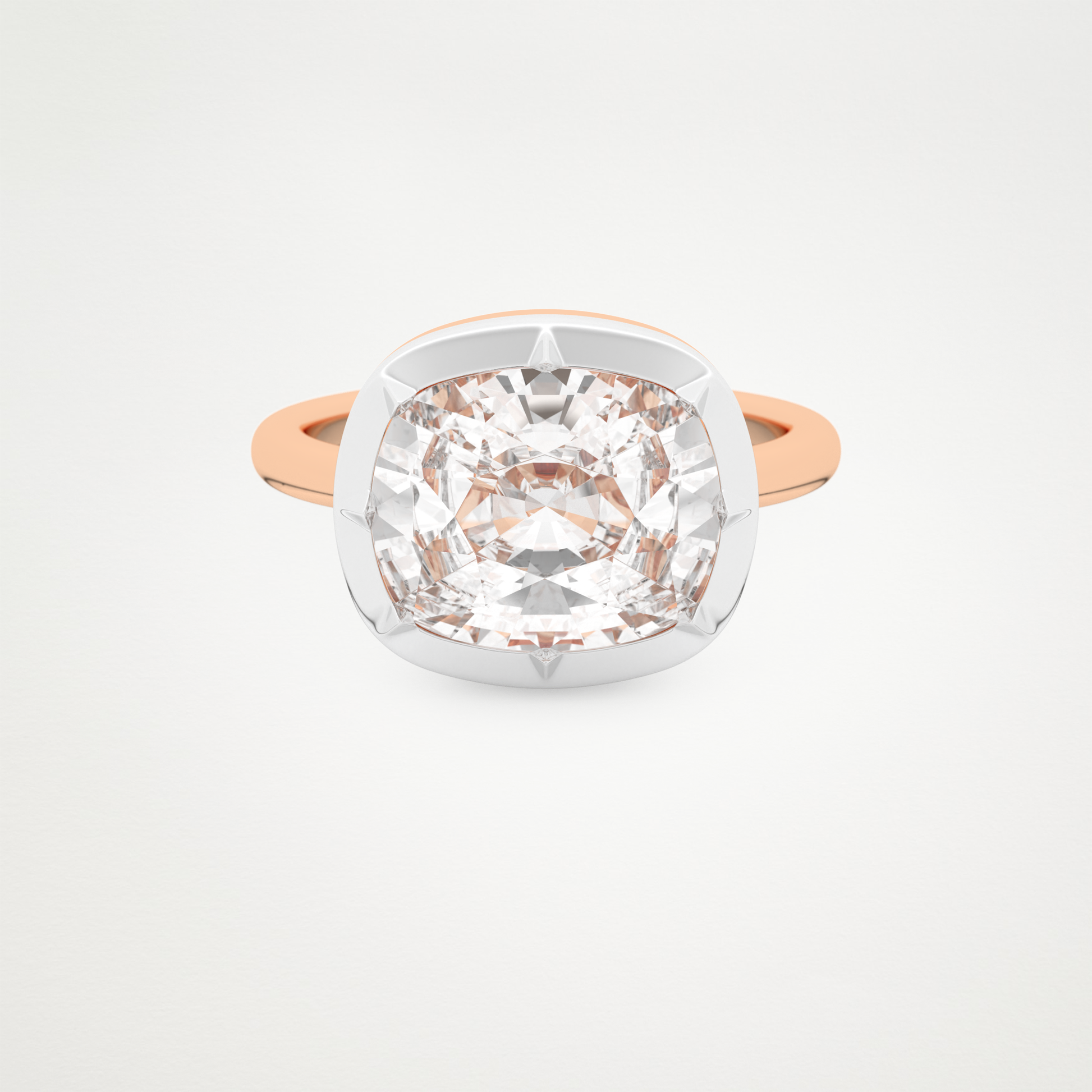 5 CT Moissanite Elongated Cushion Engagement Ring – Inspired by Zendaya 7