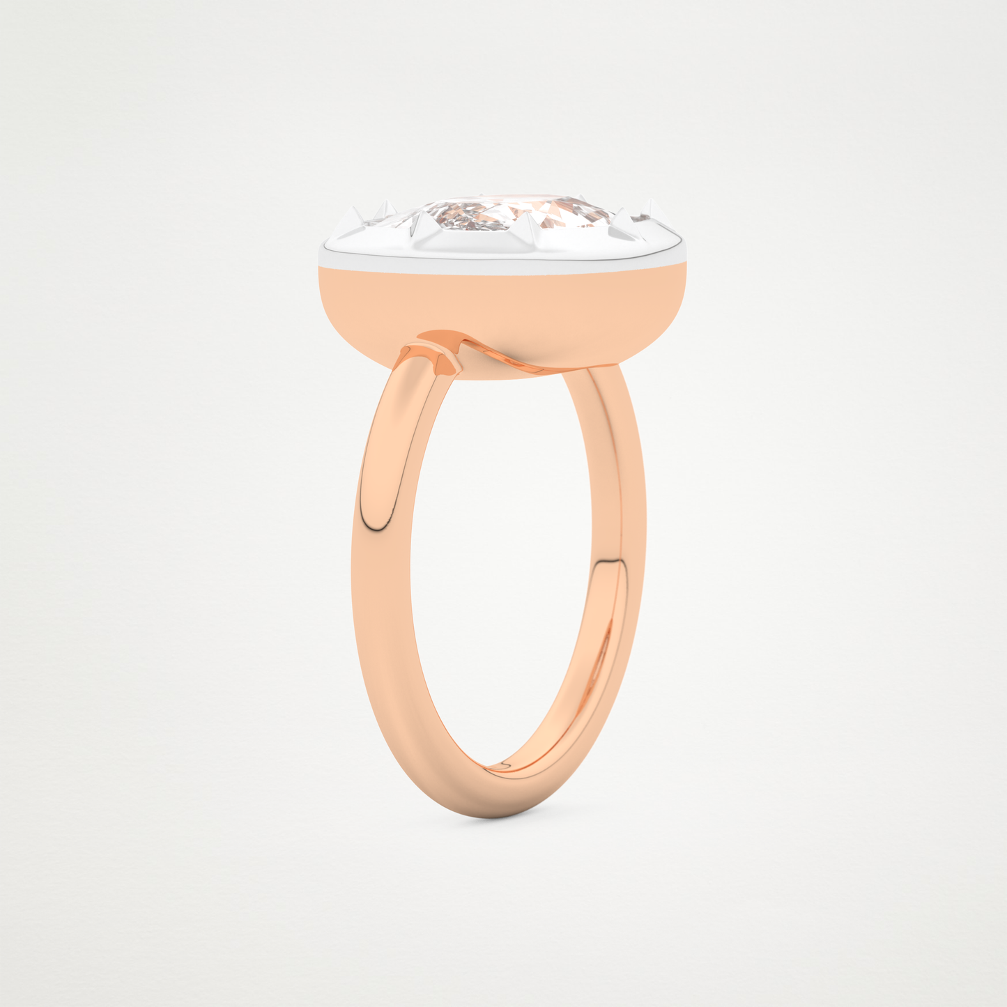 5 CT Moissanite Elongated Cushion Engagement Ring – Inspired by Zendaya 11