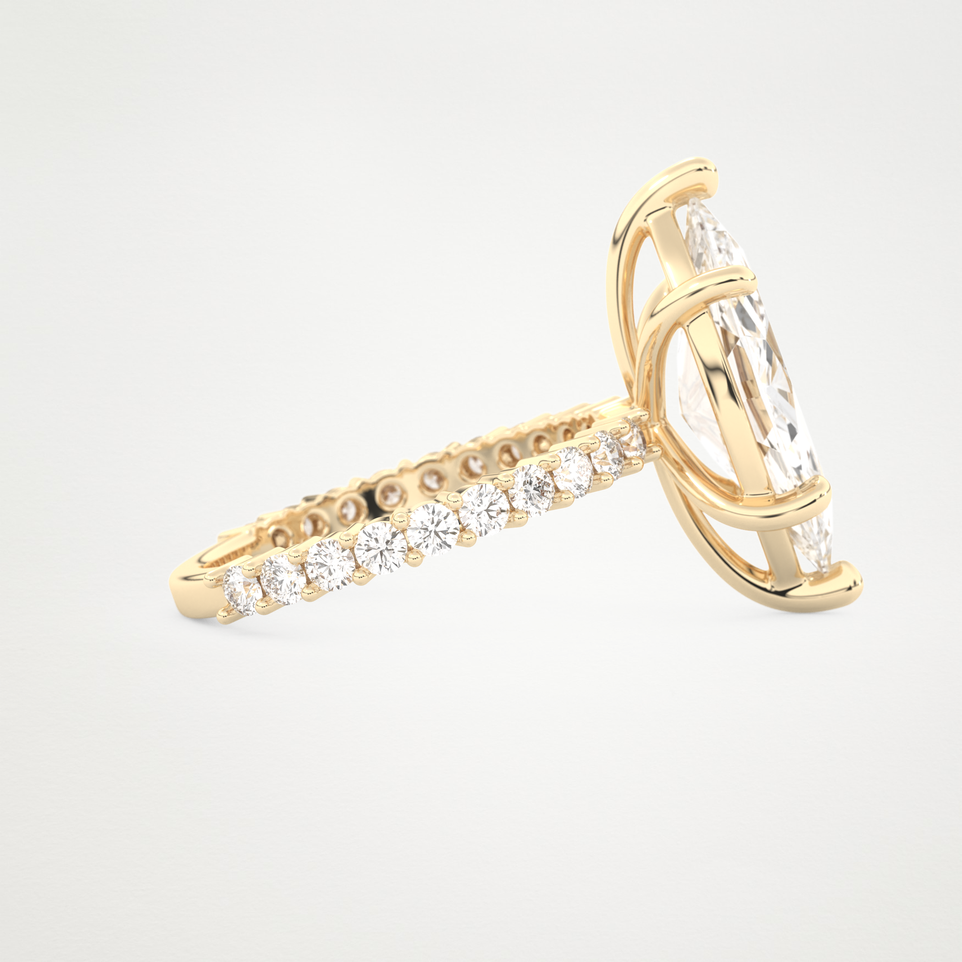 4.25 CT Moissanite Marquise Engagement Ring – Inspired by Selena Gomez 8