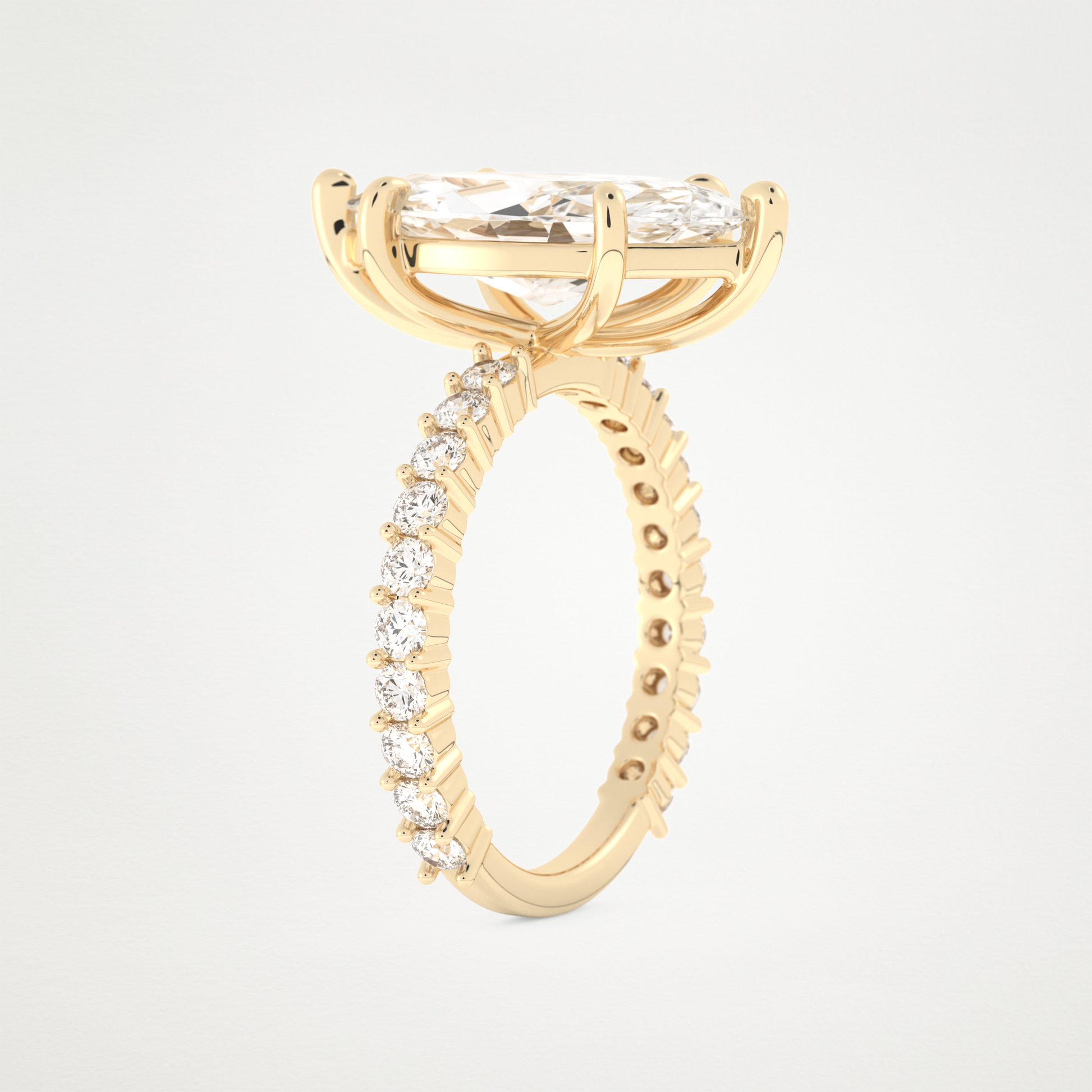 4.25 CT Moissanite Marquise Engagement Ring – Inspired by Selena Gomez 10