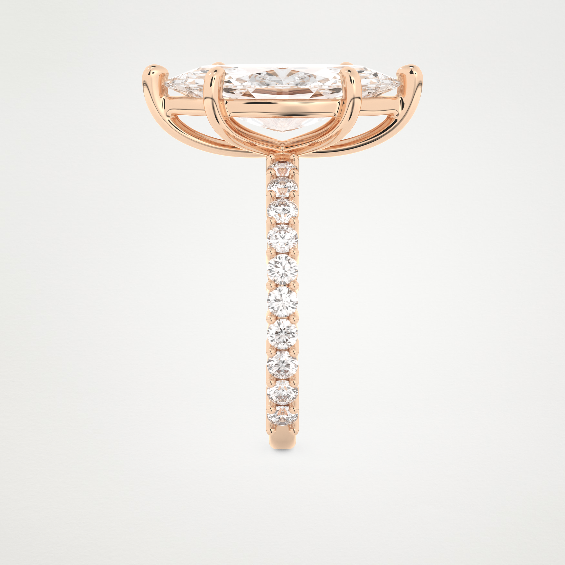4.25 CT Moissanite Marquise Engagement Ring – Inspired by Selena Gomez 18