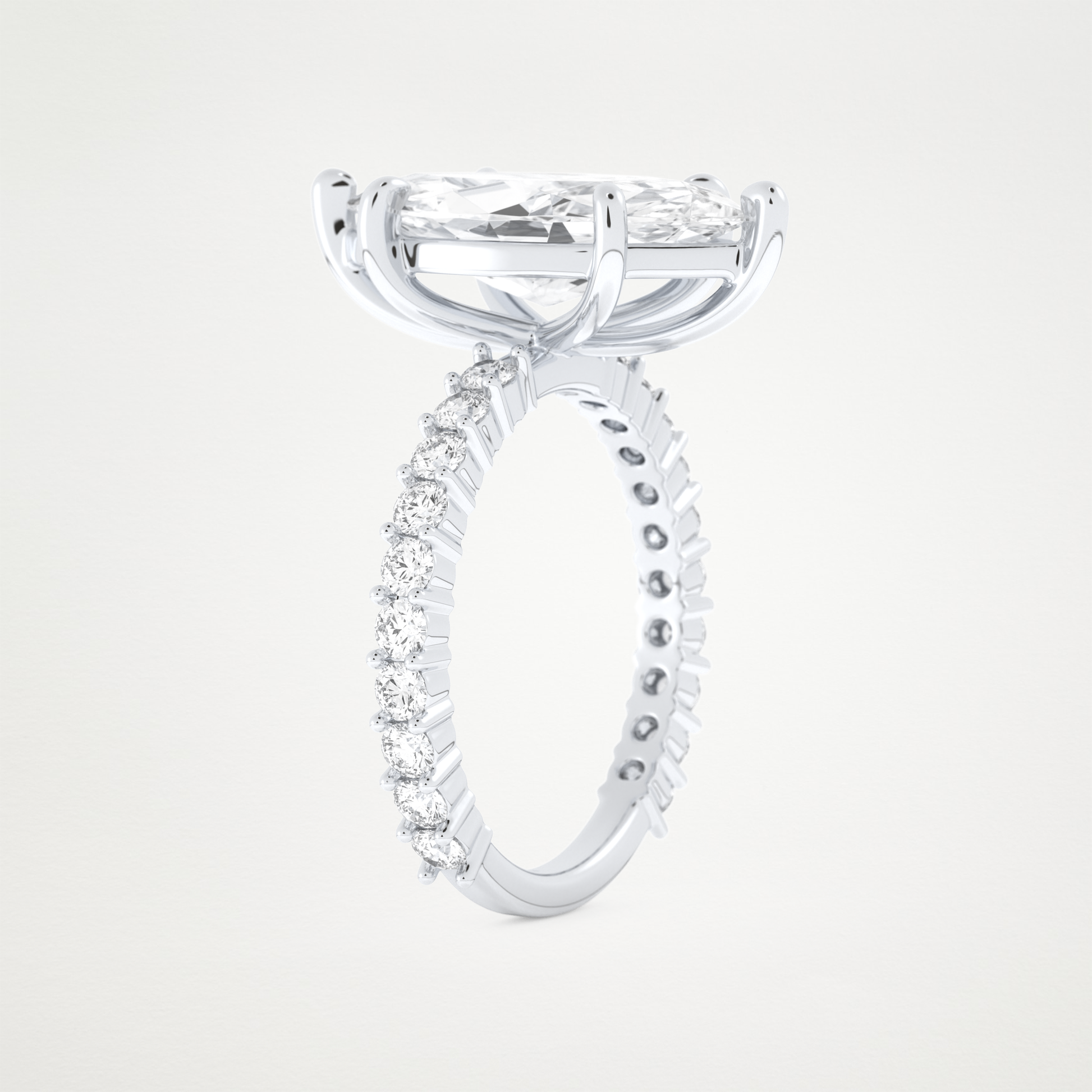 4.25 CT Moissanite Marquise Engagement Ring – Inspired by Selena Gomez 4