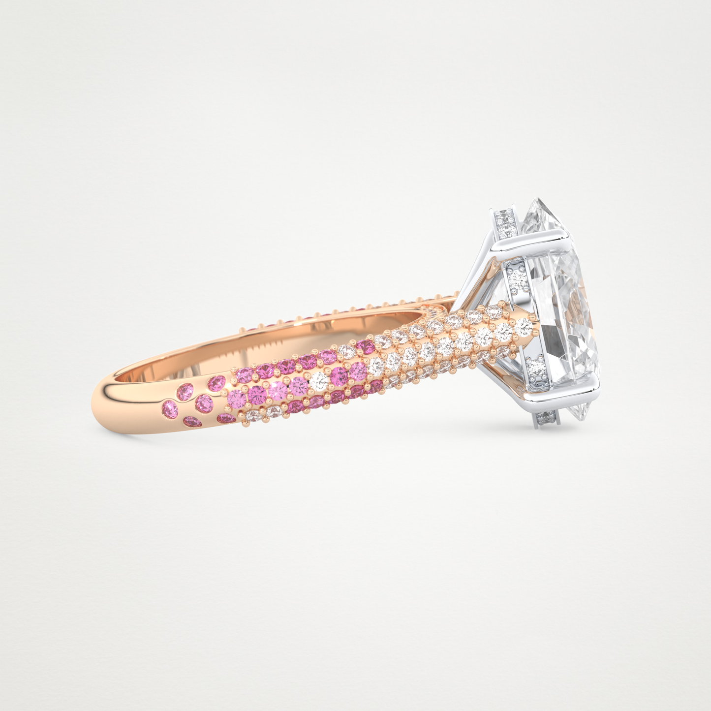 4.30 CT Moissanite Oval Engagement Ring – Inspired by Lady Gaga 8