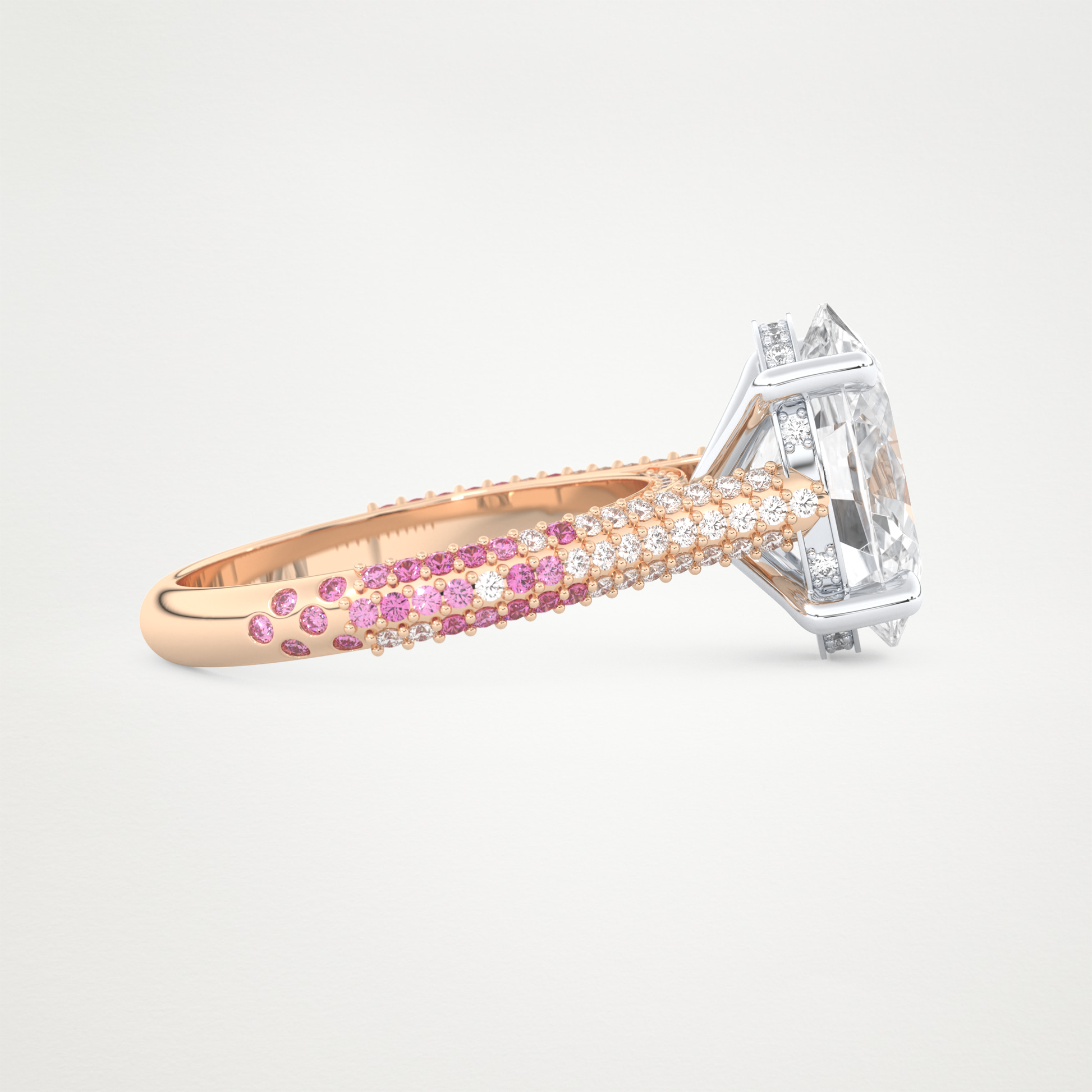 4.30 CT Moissanite Oval Engagement Ring – Inspired by Lady Gaga 8