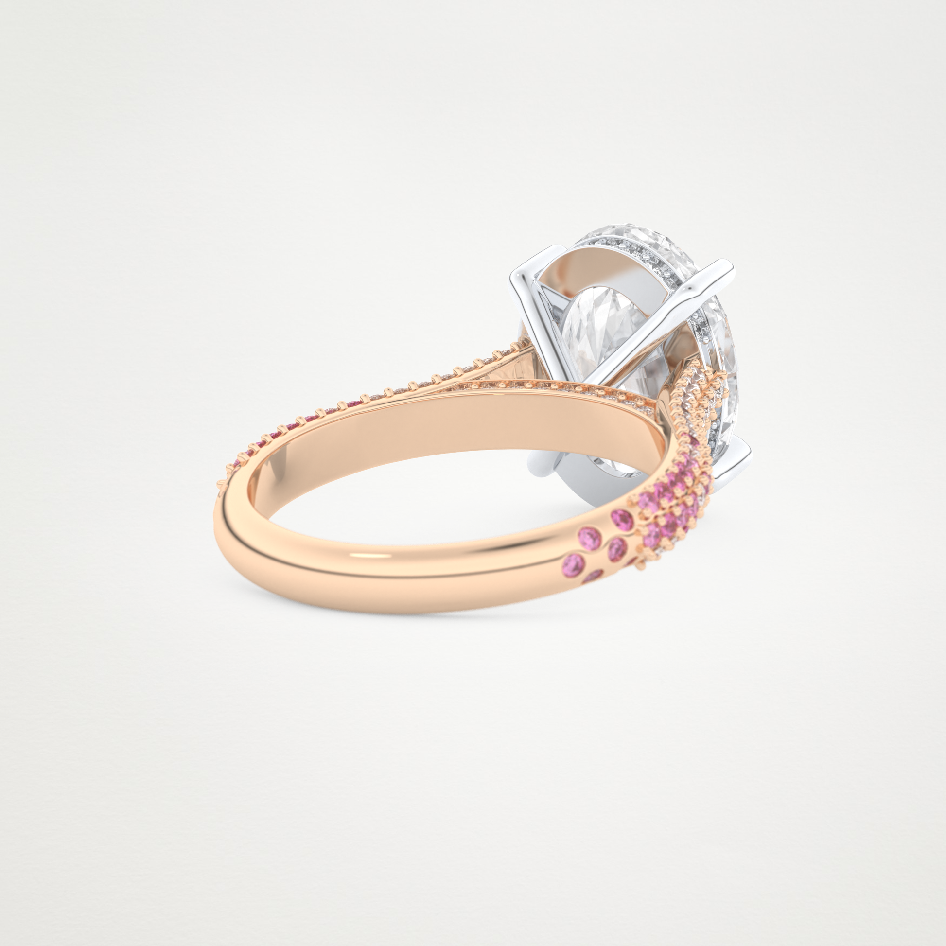 4.30 CT Moissanite Oval Engagement Ring – Inspired by Lady Gaga 9