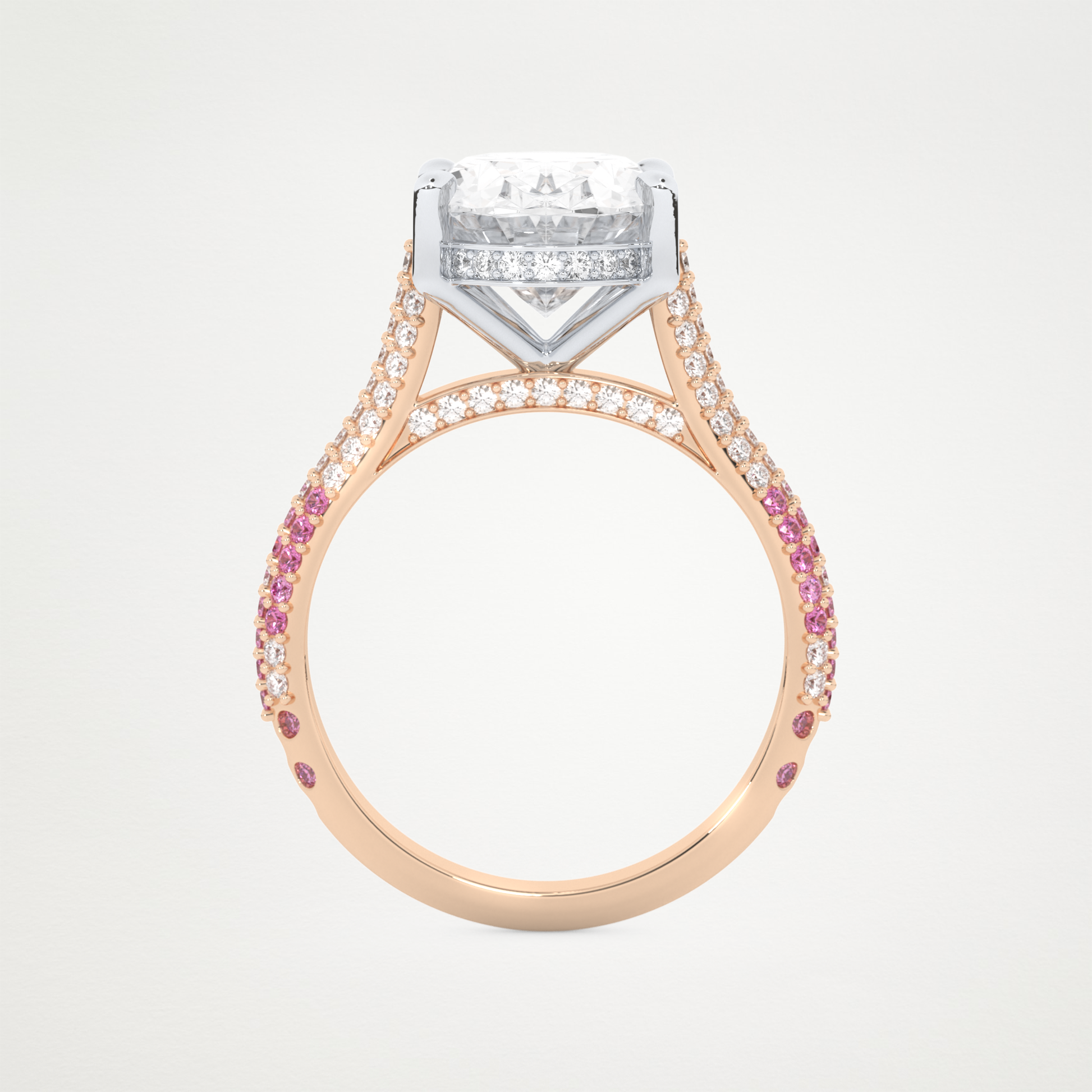 4.30 CT Moissanite Oval Engagement Ring – Inspired by Lady Gaga 11