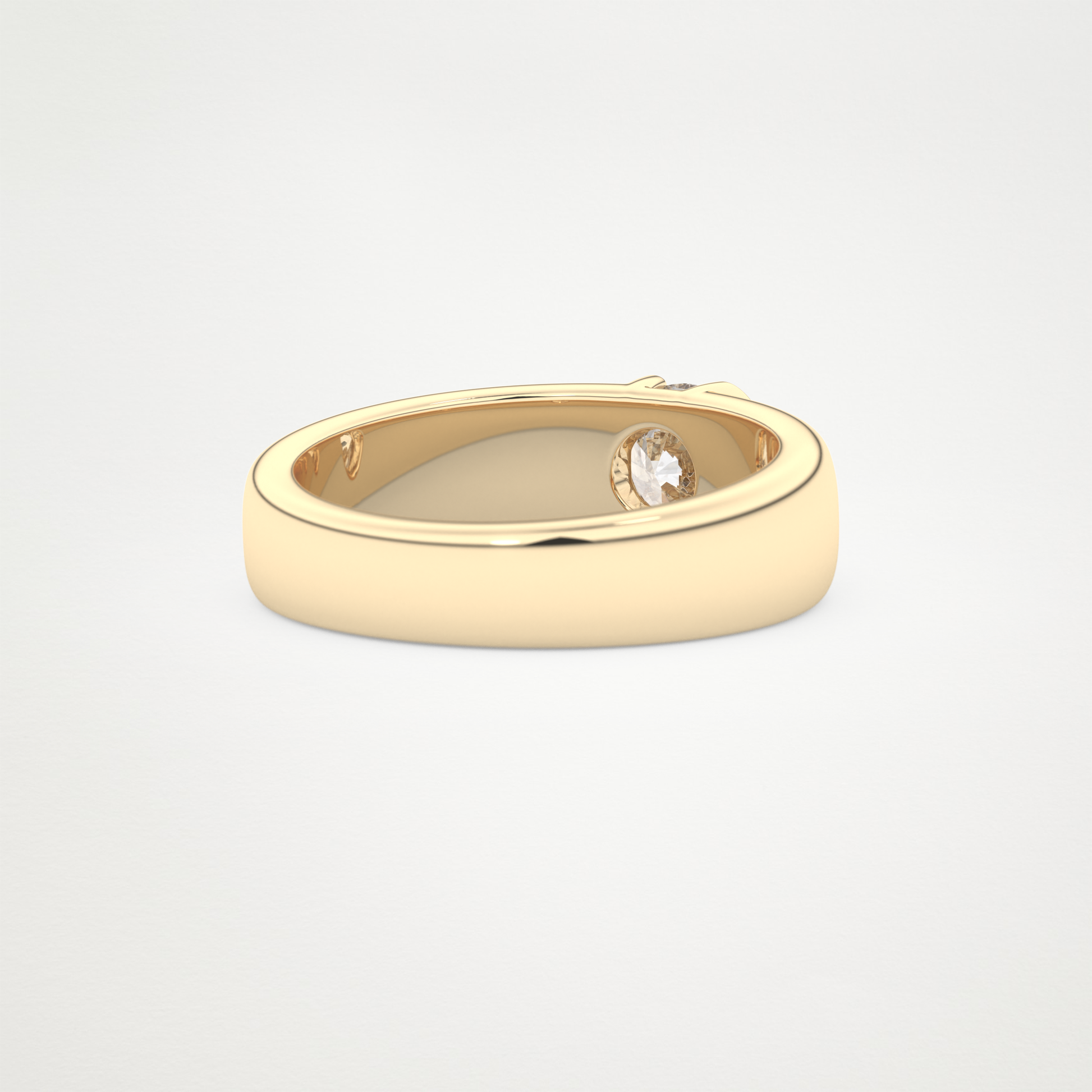 0.60 CT Moissanite Round Engagement Ring – Inspired by Dua Lipa 9