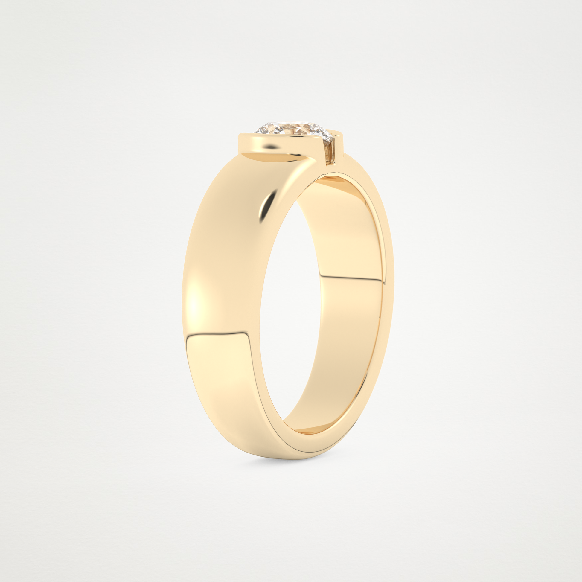 0.60 CT Moissanite Round Engagement Ring – Inspired by Dua Lipa 10