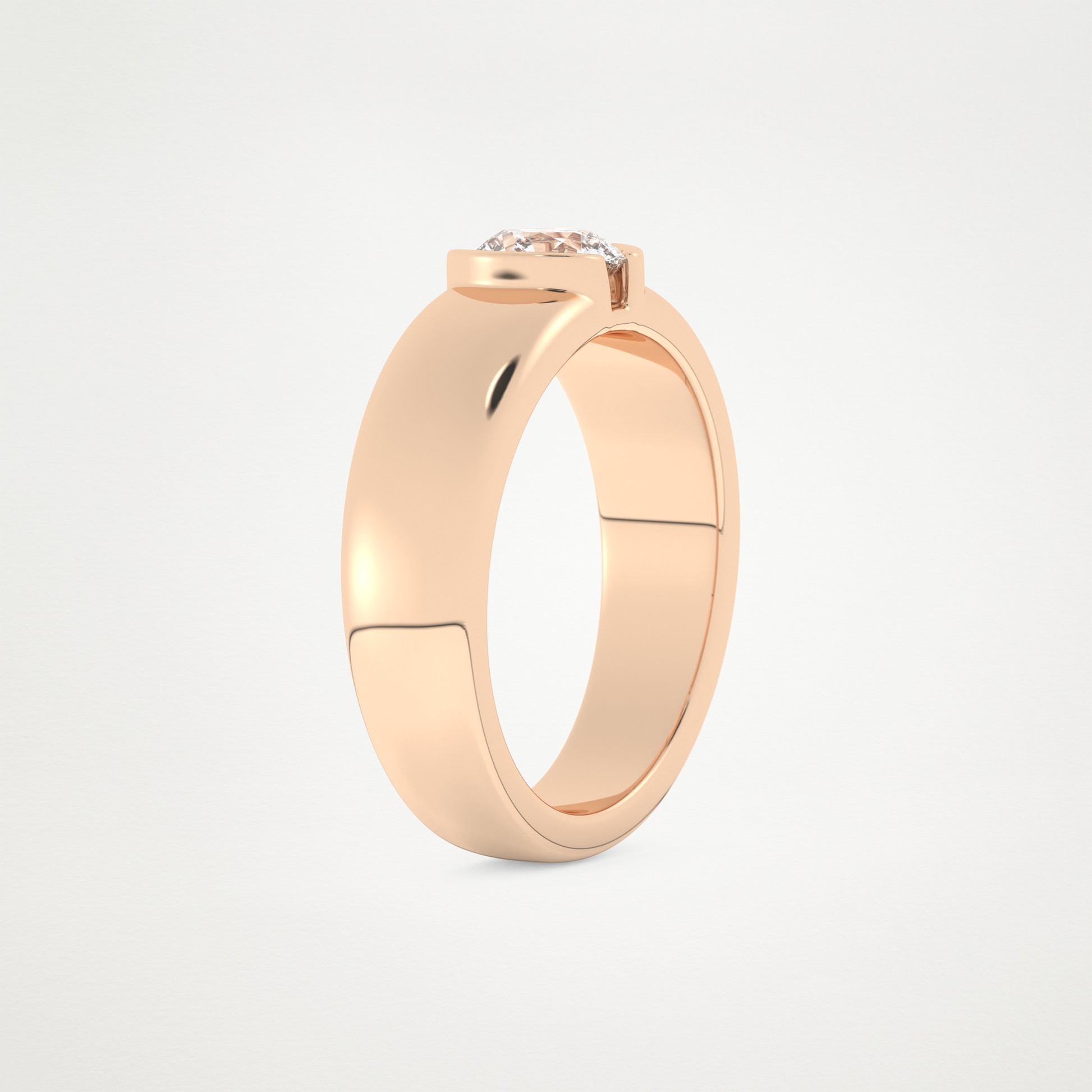 0.60 CT Moissanite Round Engagement Ring – Inspired by Dua Lipa 16