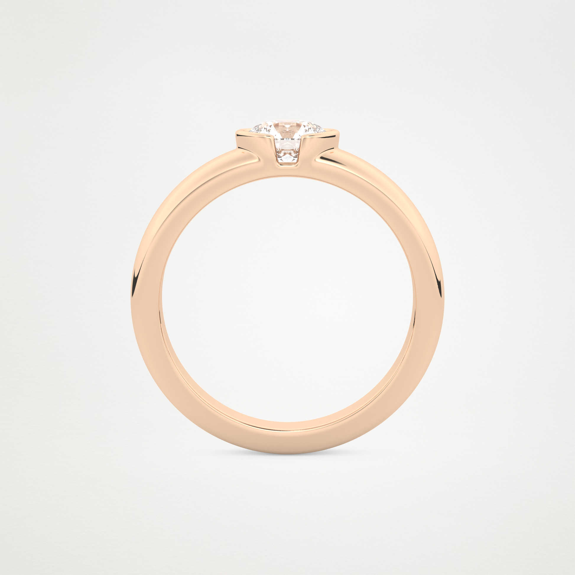 0.60 CT Moissanite Round Engagement Ring – Inspired by Dua Lipa 17