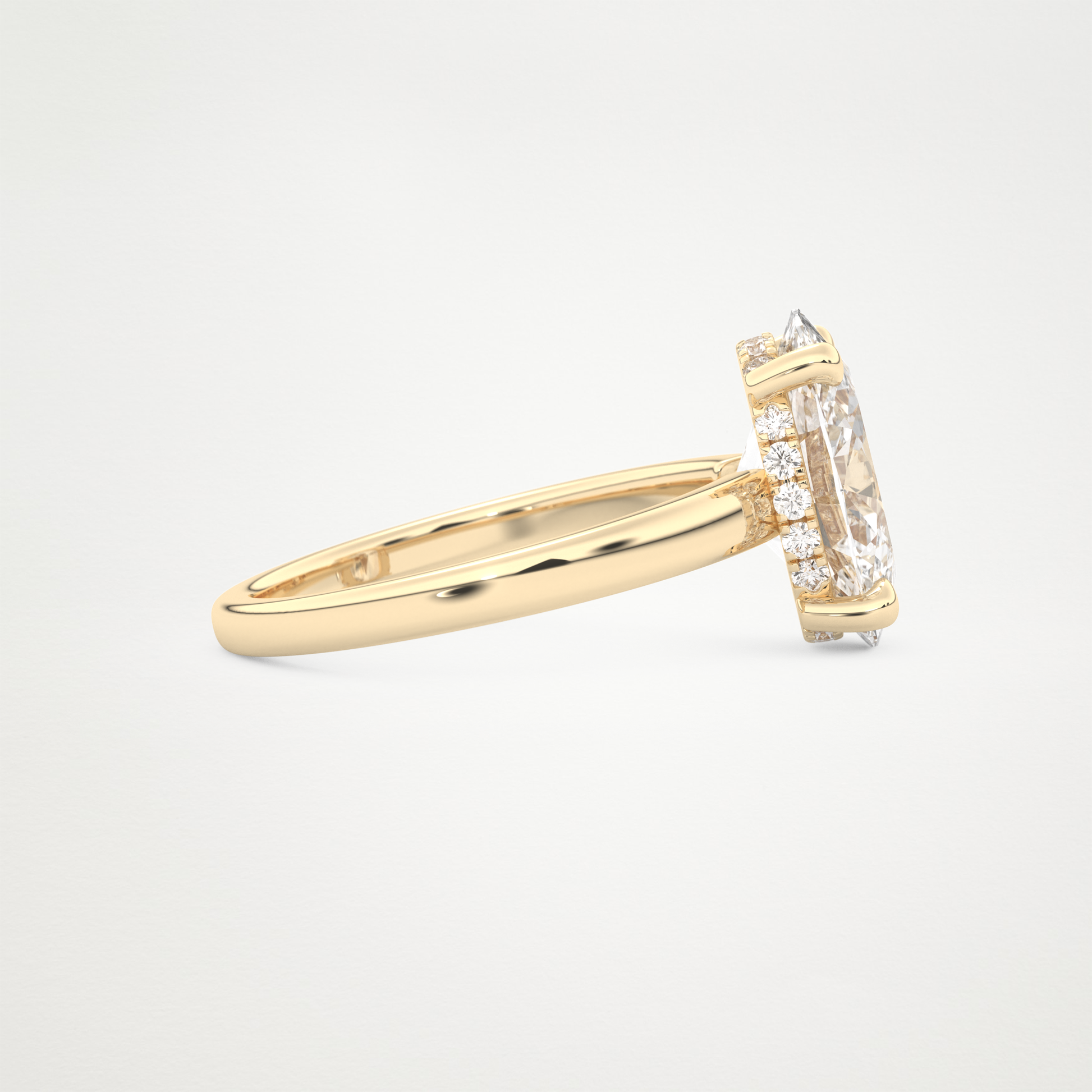4.30 CT Moissanite Oval Engagement Ring – Inspired by Hailey Bieber 8