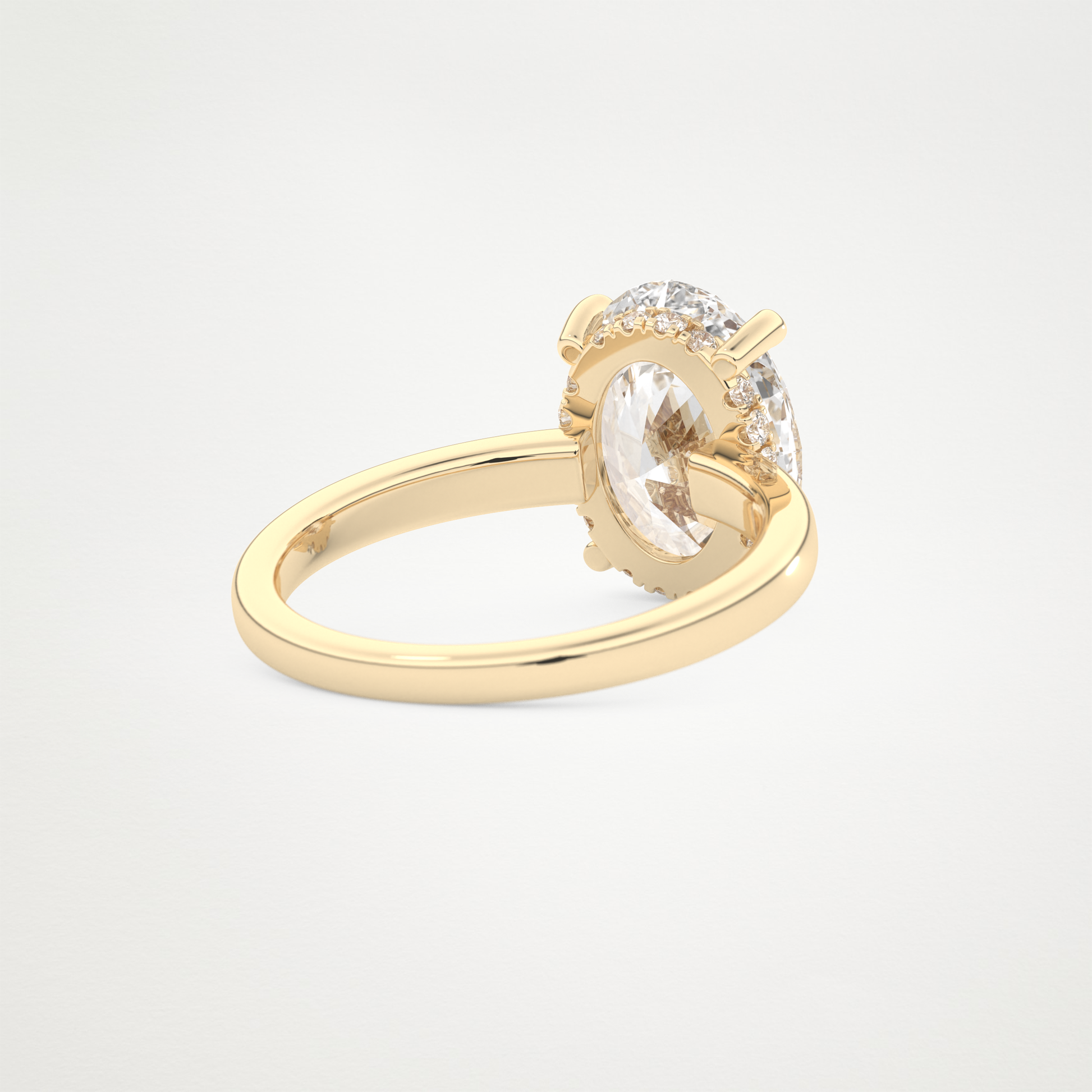 4.30 CT Moissanite Oval Engagement Ring – Inspired by Hailey Bieber 9