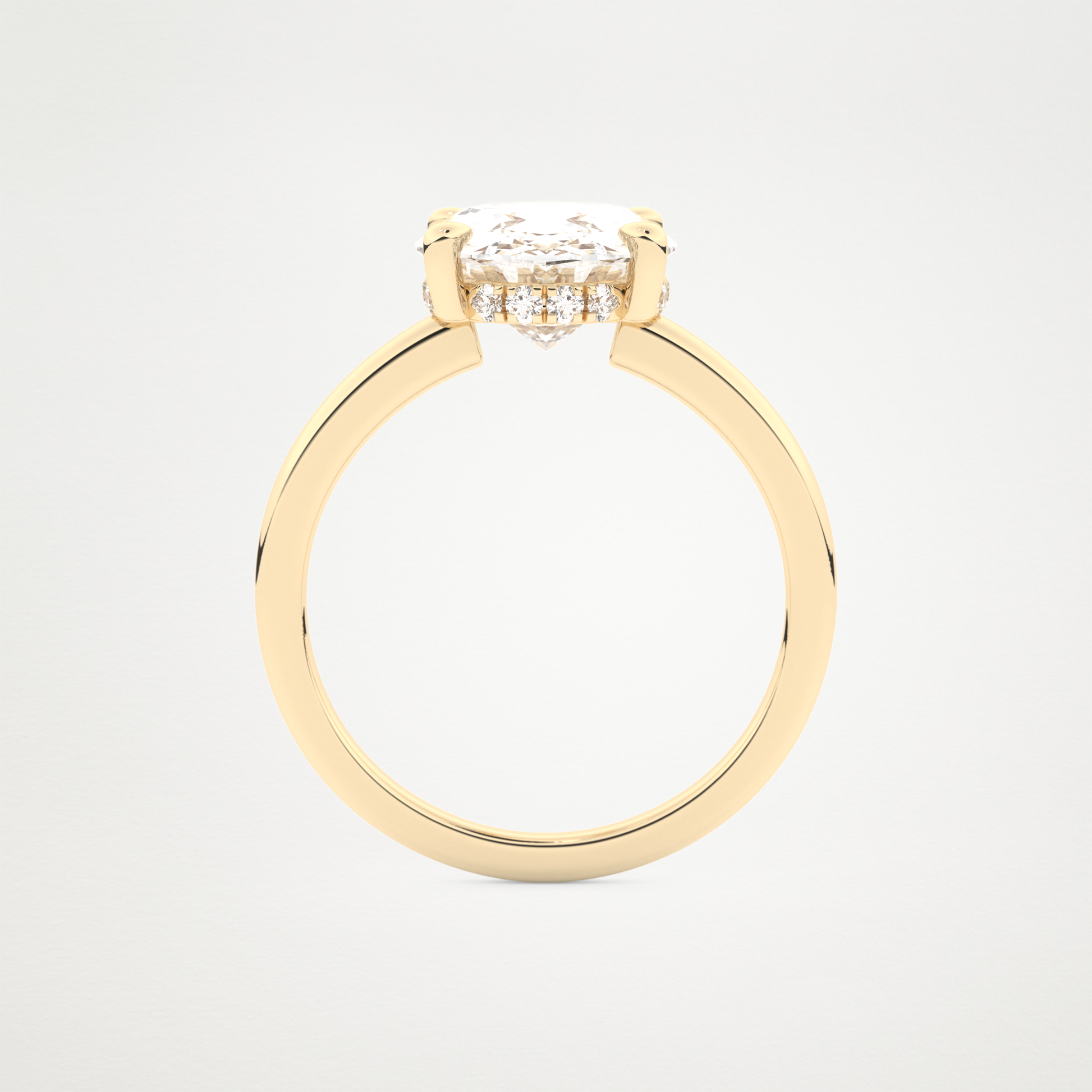 4.30 CT Moissanite Oval Engagement Ring – Inspired by Hailey Bieber 11