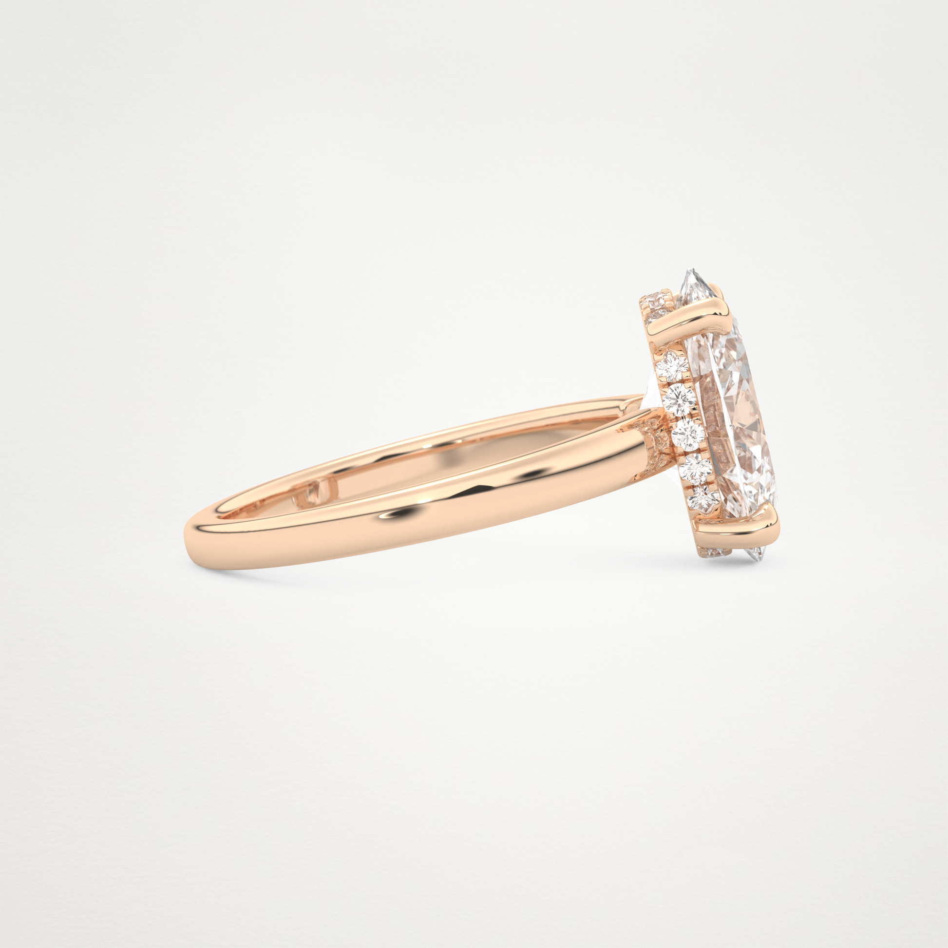 4.30 CT Moissanite Oval Engagement Ring – Inspired by Hailey Bieber 14