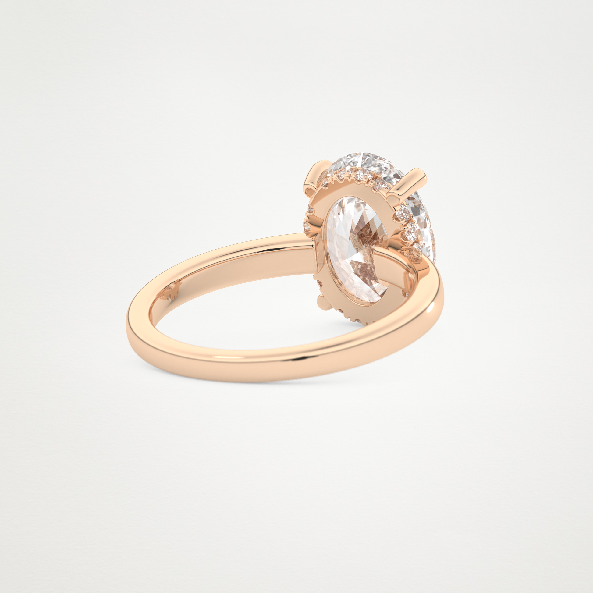 4.30 CT Moissanite Oval Engagement Ring – Inspired by Hailey Bieber 15
