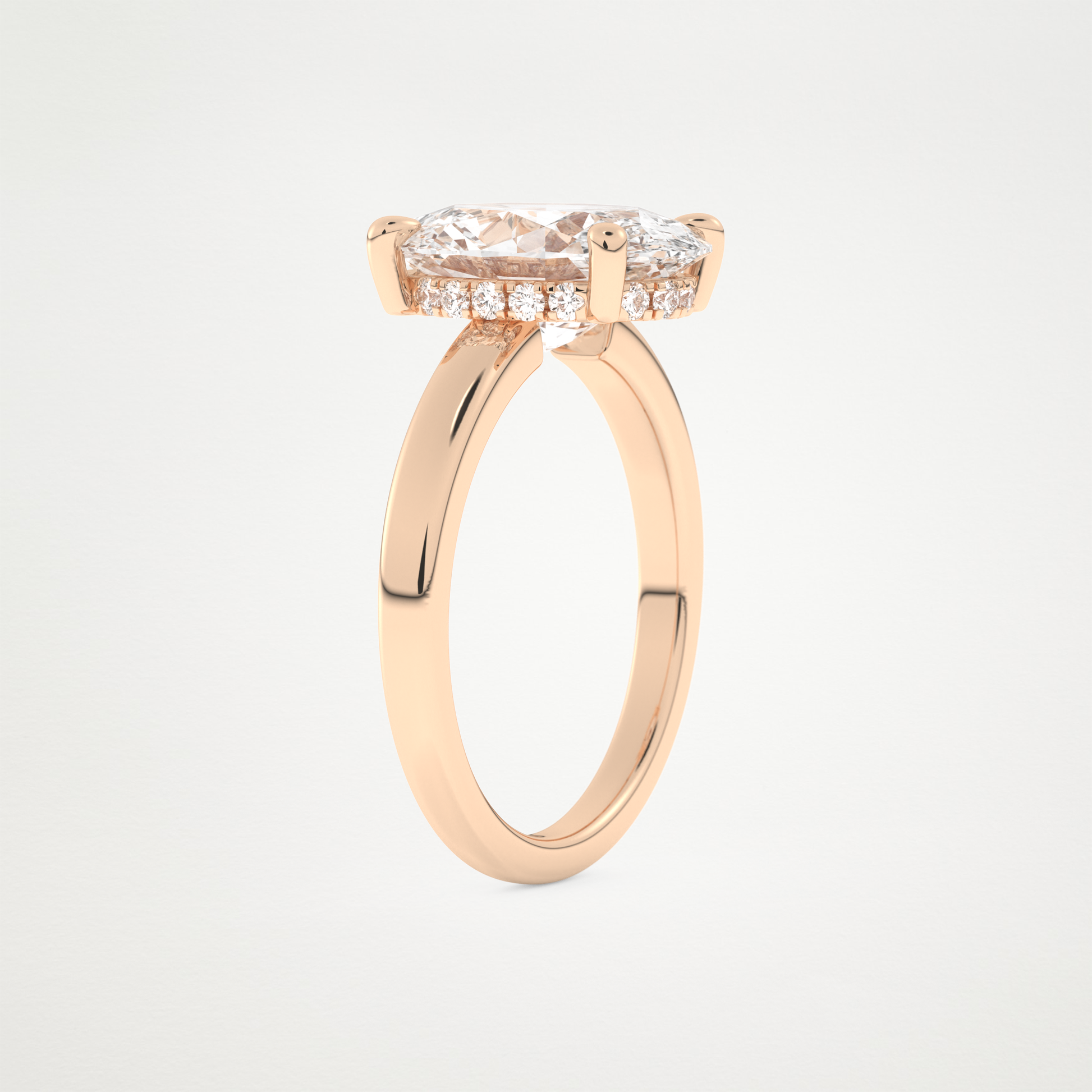 4.30 CT Moissanite Oval Engagement Ring – Inspired by Hailey Bieber 16