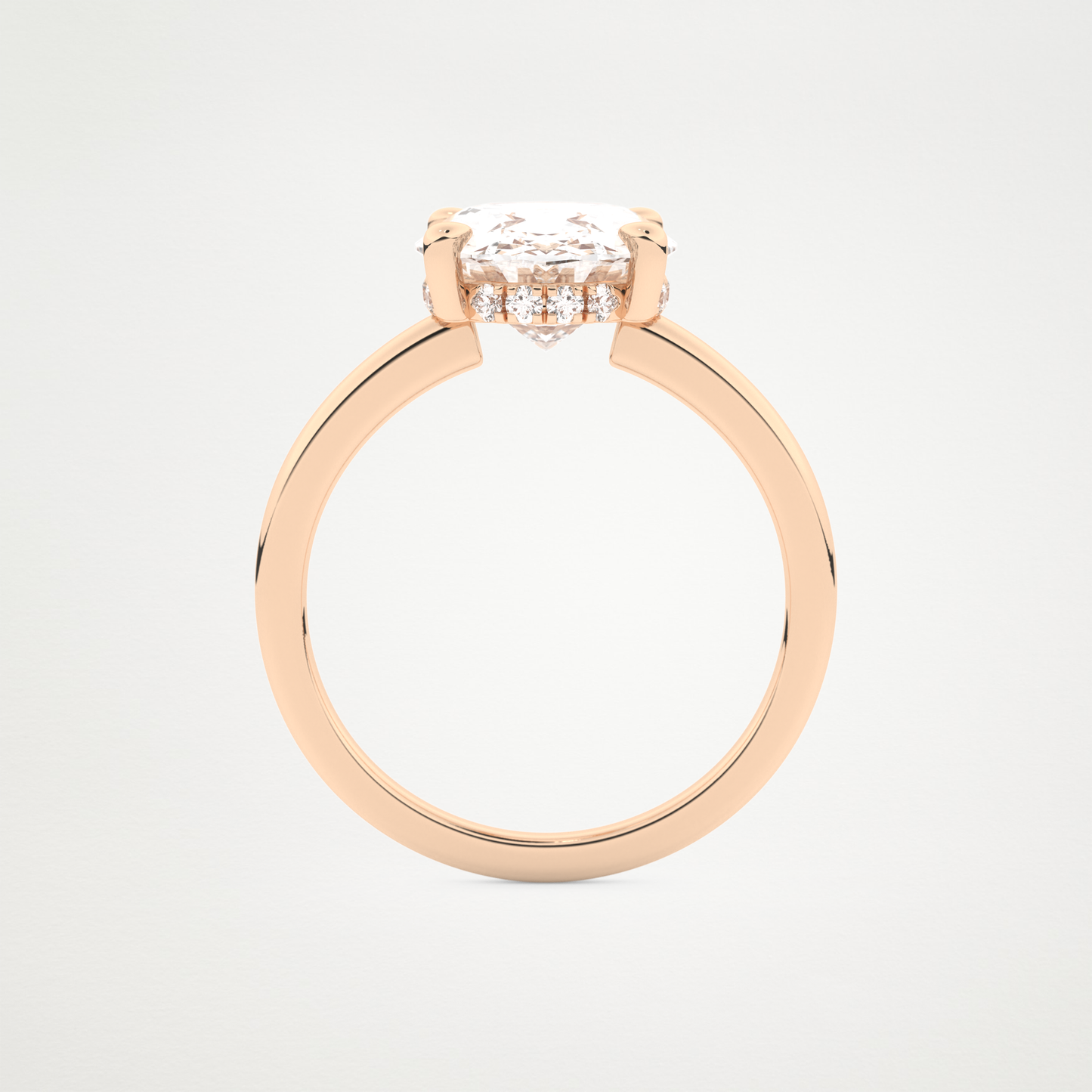 4.30 CT Moissanite Oval Engagement Ring – Inspired by Hailey Bieber 17