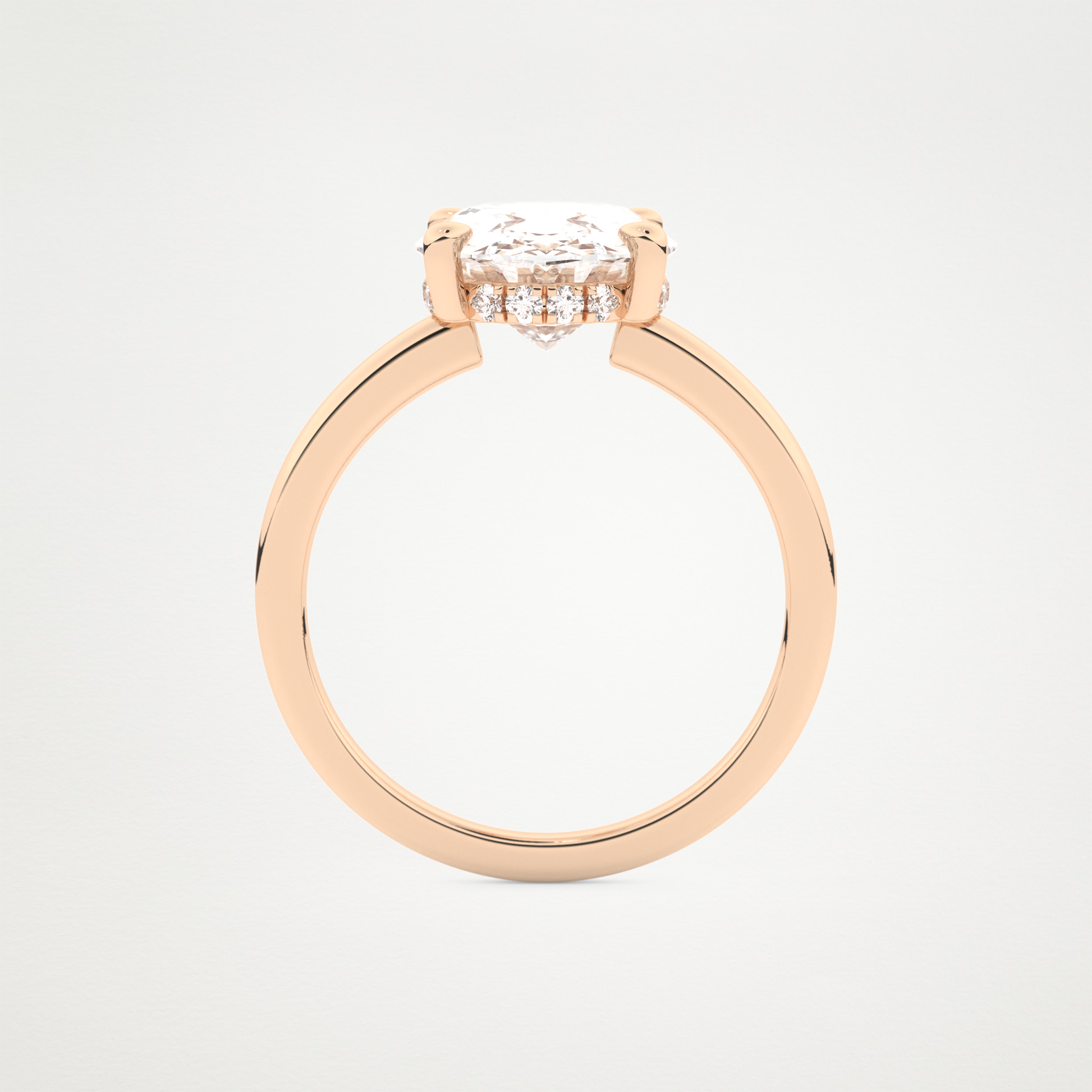 4.30 CT Moissanite Oval Engagement Ring – Inspired by Hailey Bieber 17