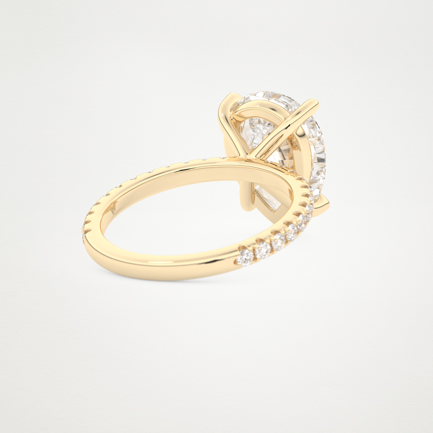 5 CT Moissanite Pear Engagement Ring – Inspired by Adele 9