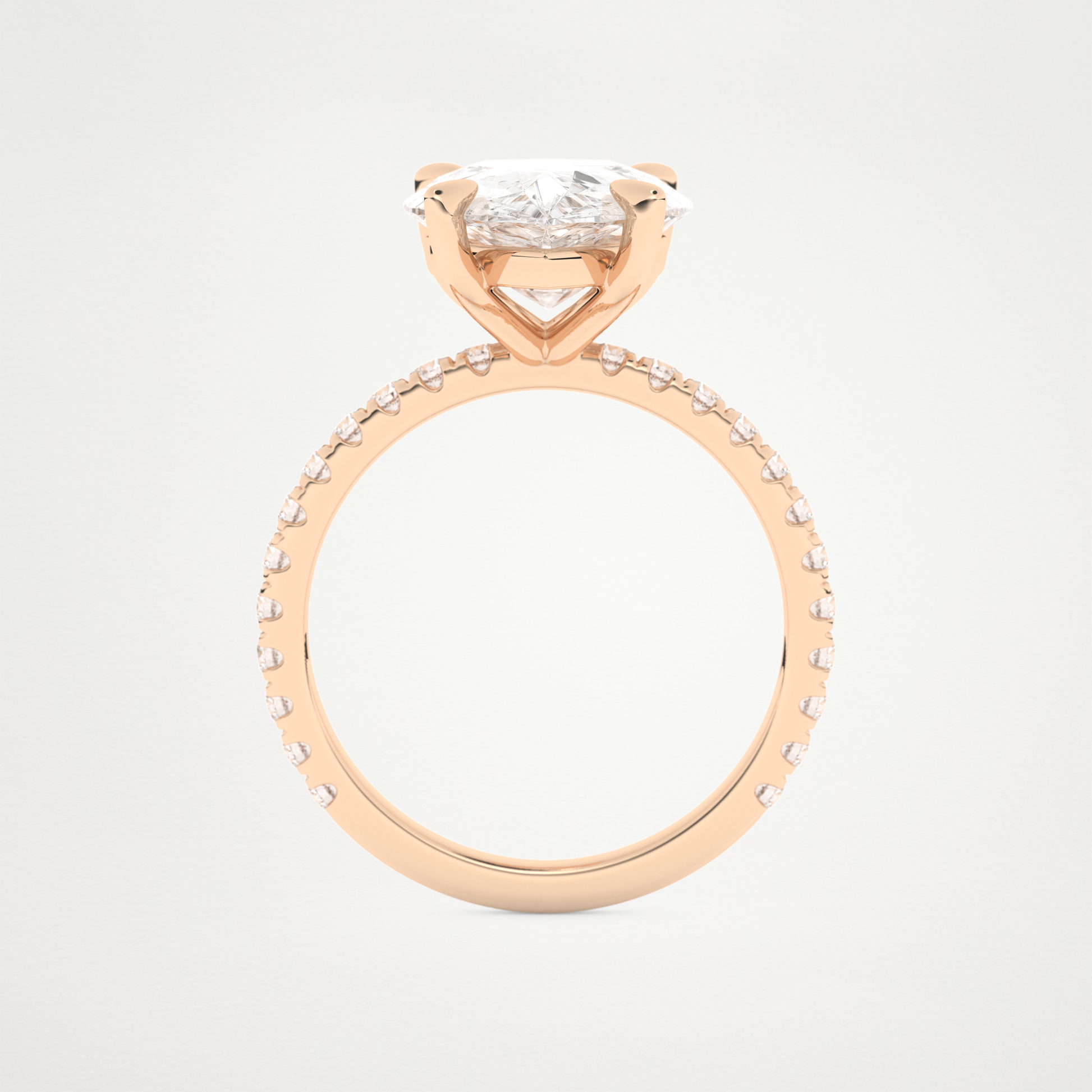 5 CT Moissanite Pear Engagement Ring – Inspired by Adele 17