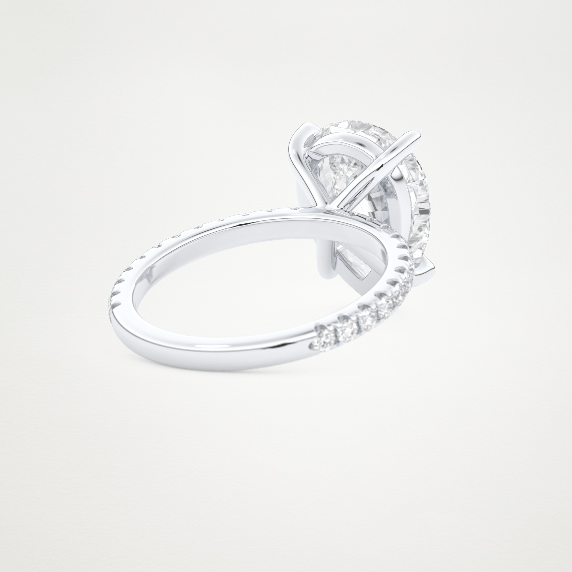 5 CT Moissanite Pear Engagement Ring – Inspired by Adele 4