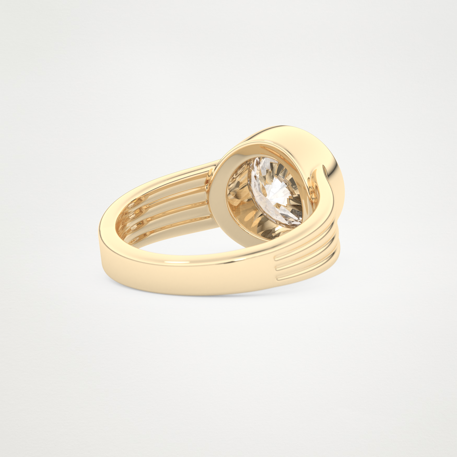 2.50 CT Moissanite Round Engagement Ring – Inspired by Emma Roberts 9