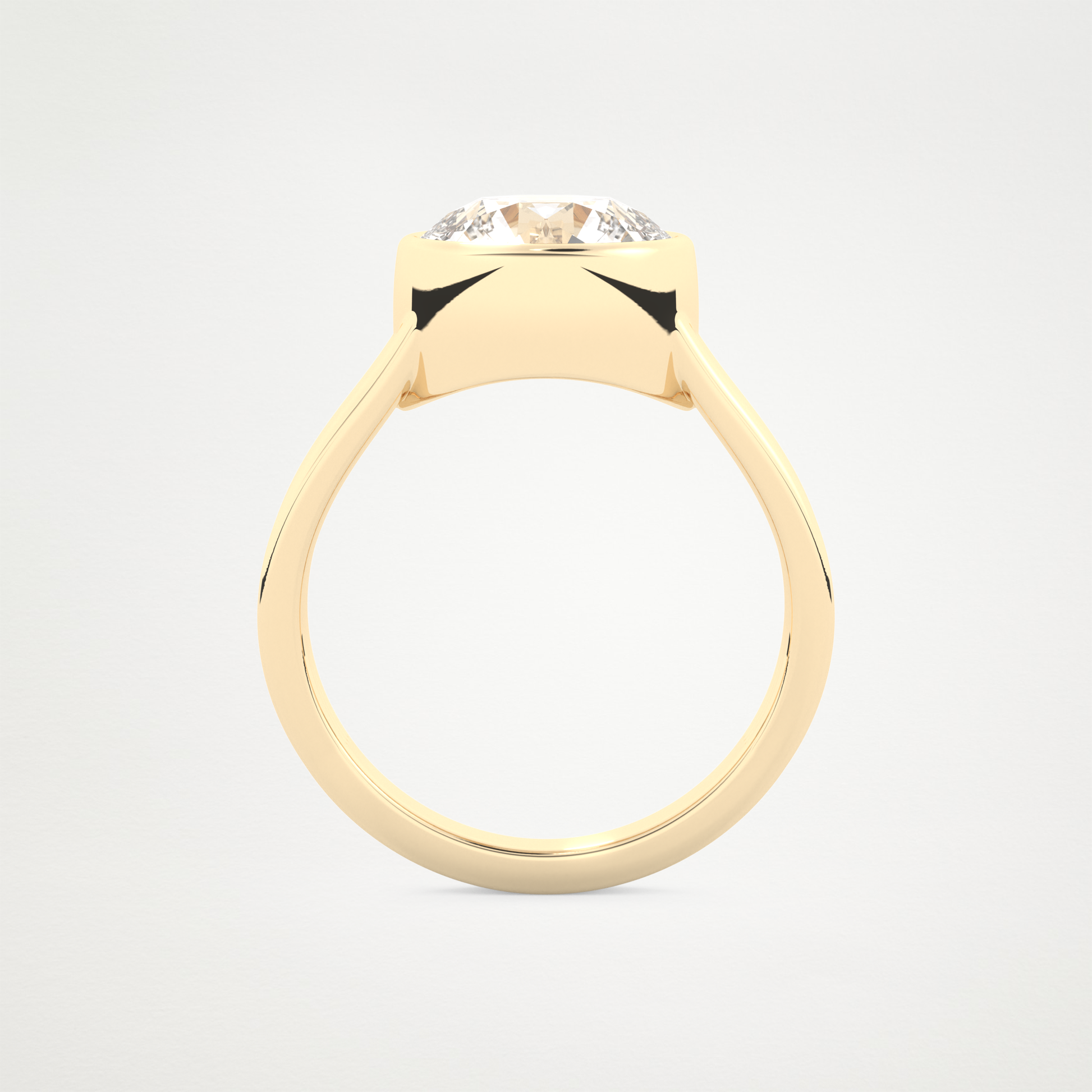 2.50 CT Moissanite Round Engagement Ring – Inspired by Emma Roberts 11