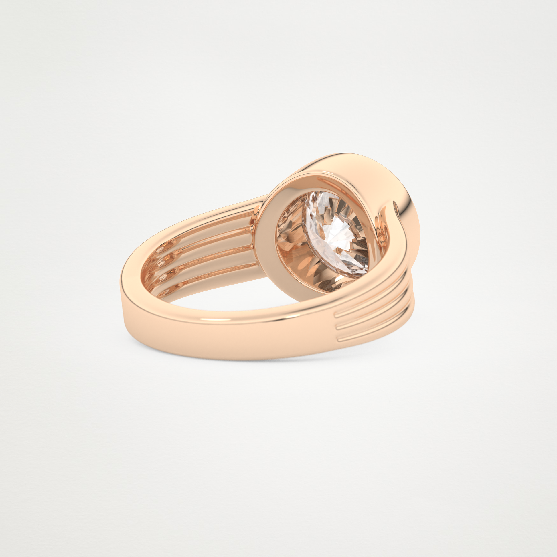 2.50 CT Moissanite Round Engagement Ring – Inspired by Emma Roberts 15