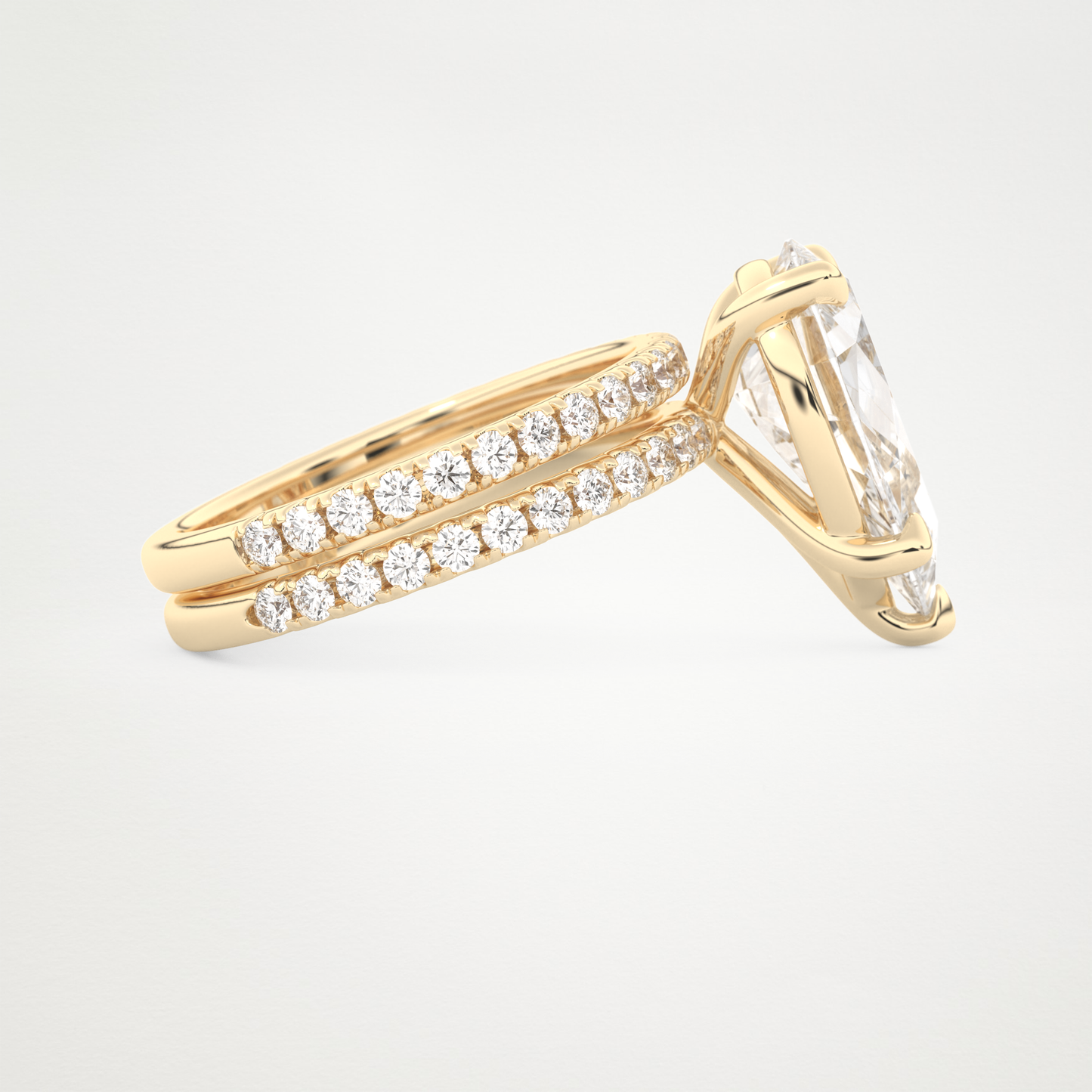 5 CT Moissanite Pear Engagement Ring – Inspired by Sophie Turner 8
