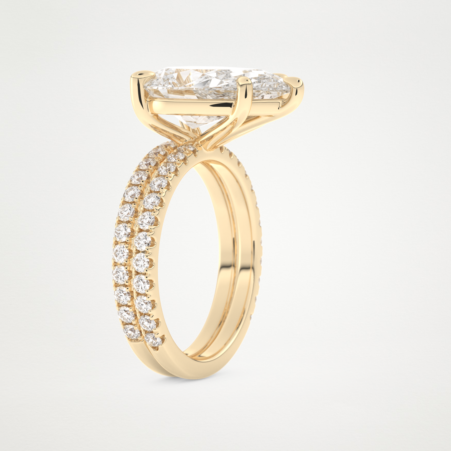 5 CT Moissanite Pear Engagement Ring – Inspired by Sophie Turner 10