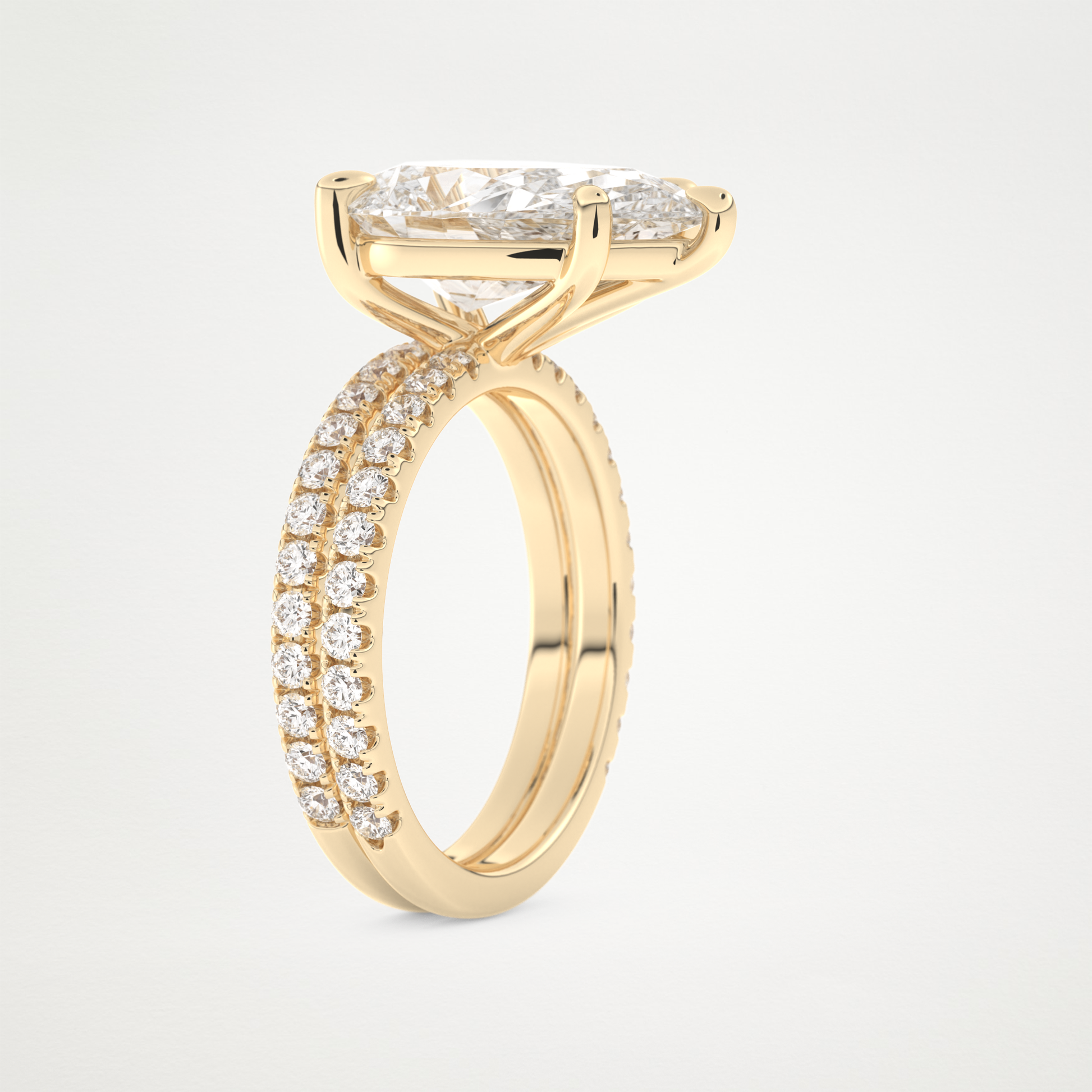 5 CT Moissanite Pear Engagement Ring – Inspired by Sophie Turner 10