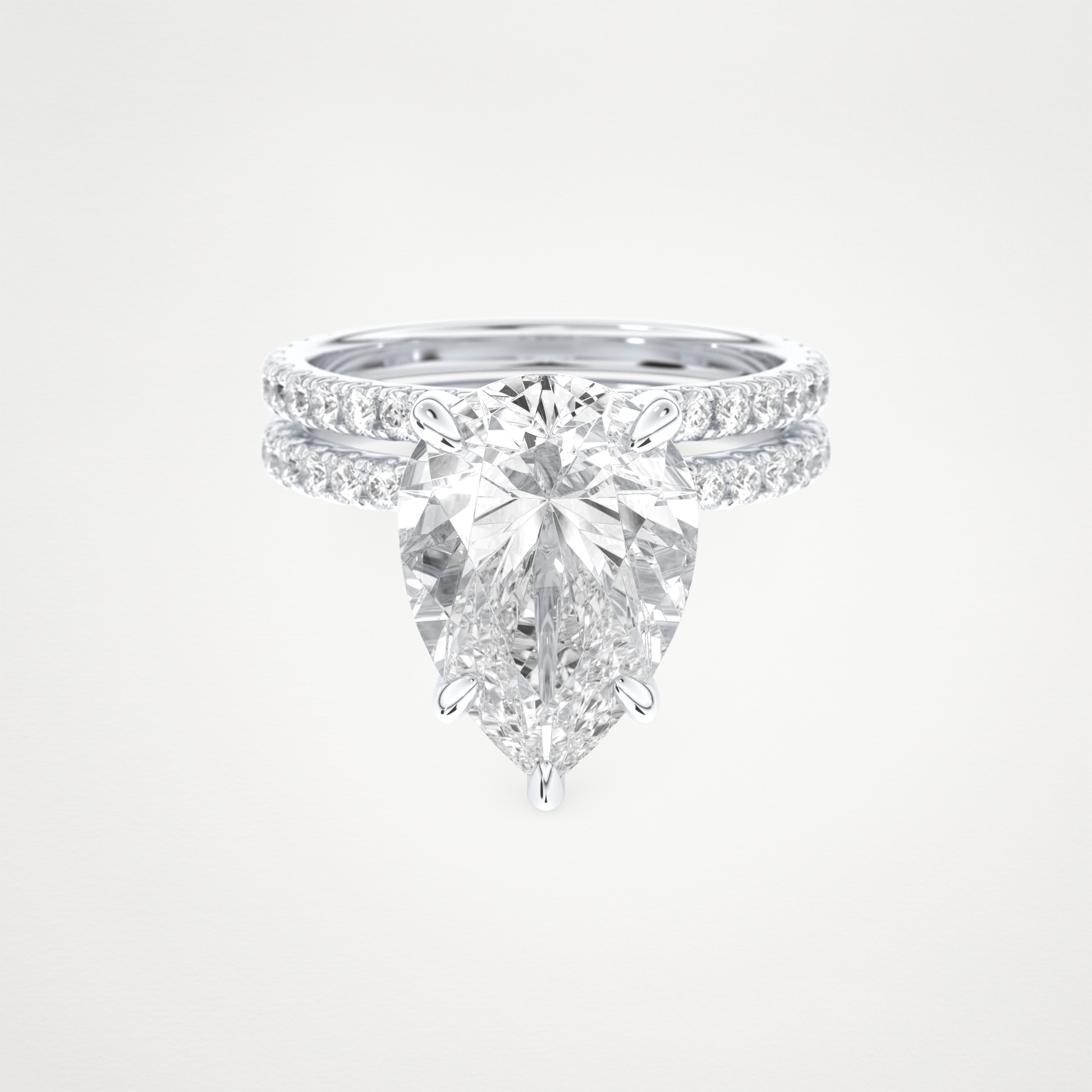 5 CT Moissanite Pear Engagement Ring – Inspired by Sophie Turner 1