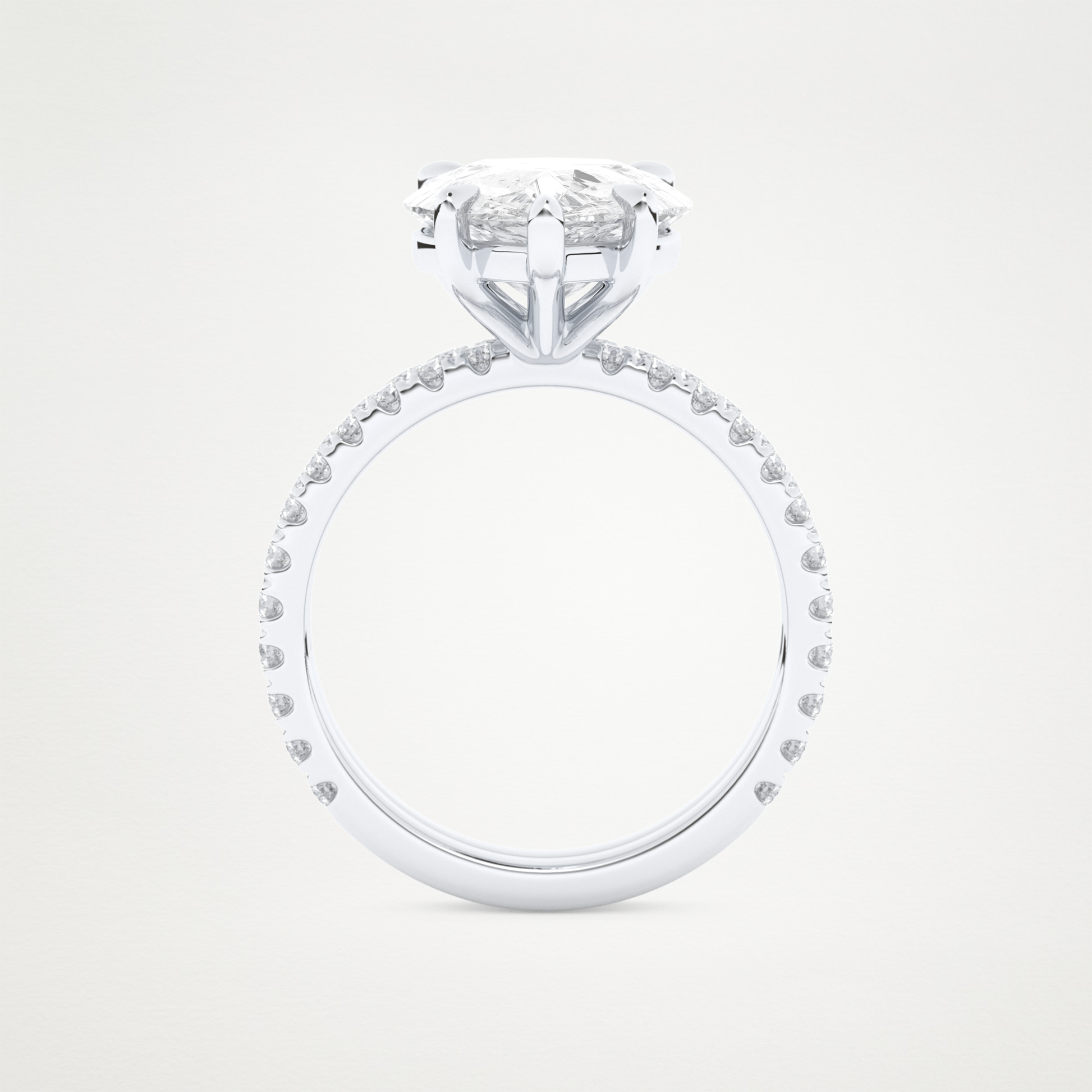 5 CT Moissanite Pear Engagement Ring – Inspired by Sophie Turner 6