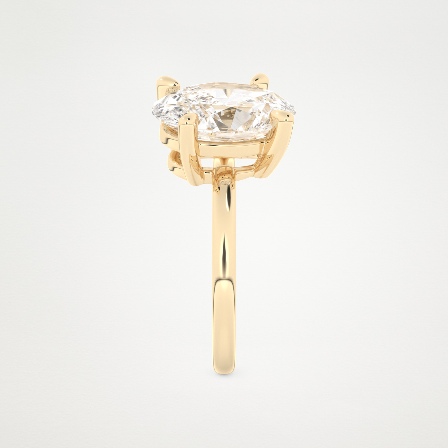 4 CT Moissanite Oval & Pearl Engagement Ring – Inspired by Ariana Grande 12