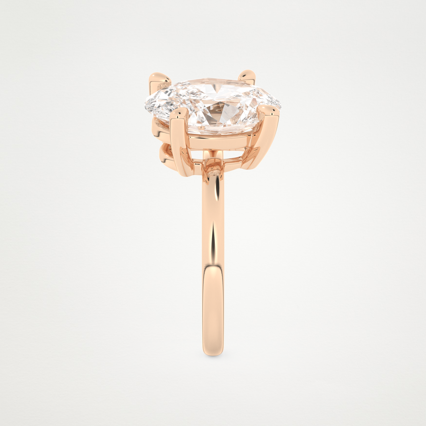 4 CT Moissanite Oval & Pearl Engagement Ring – Inspired by Ariana Grande 18