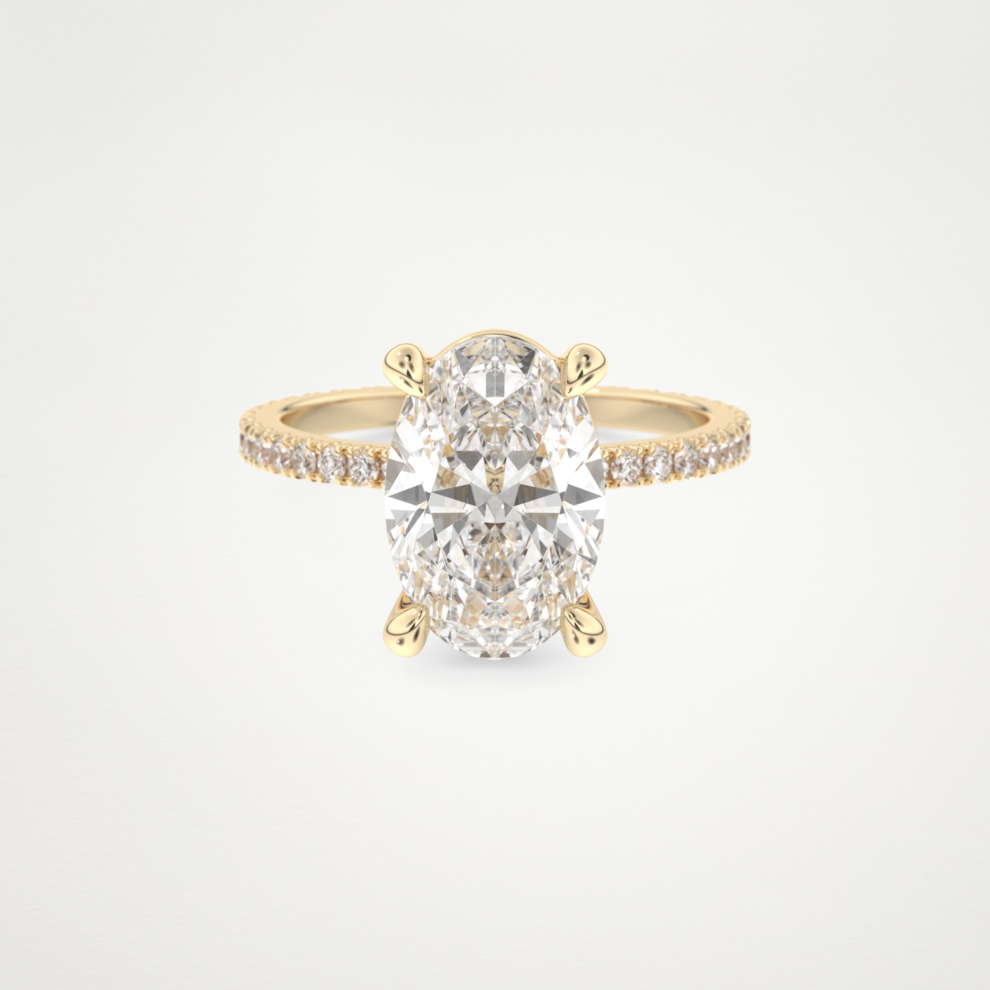 4 CT Moissanite Oval Engagement Ring – Inspired by Blake Lively 7