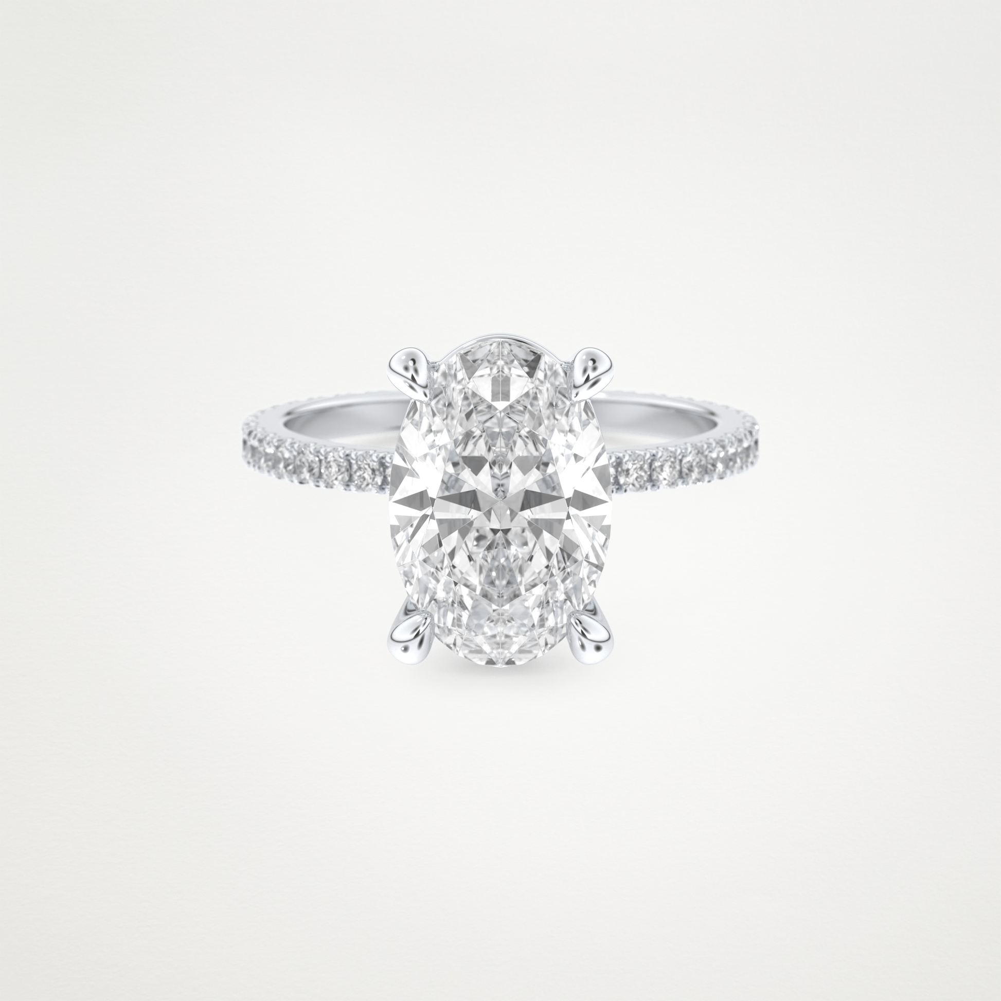 4 CT Moissanite Oval Engagement Ring – Inspired by Blake Lively 1