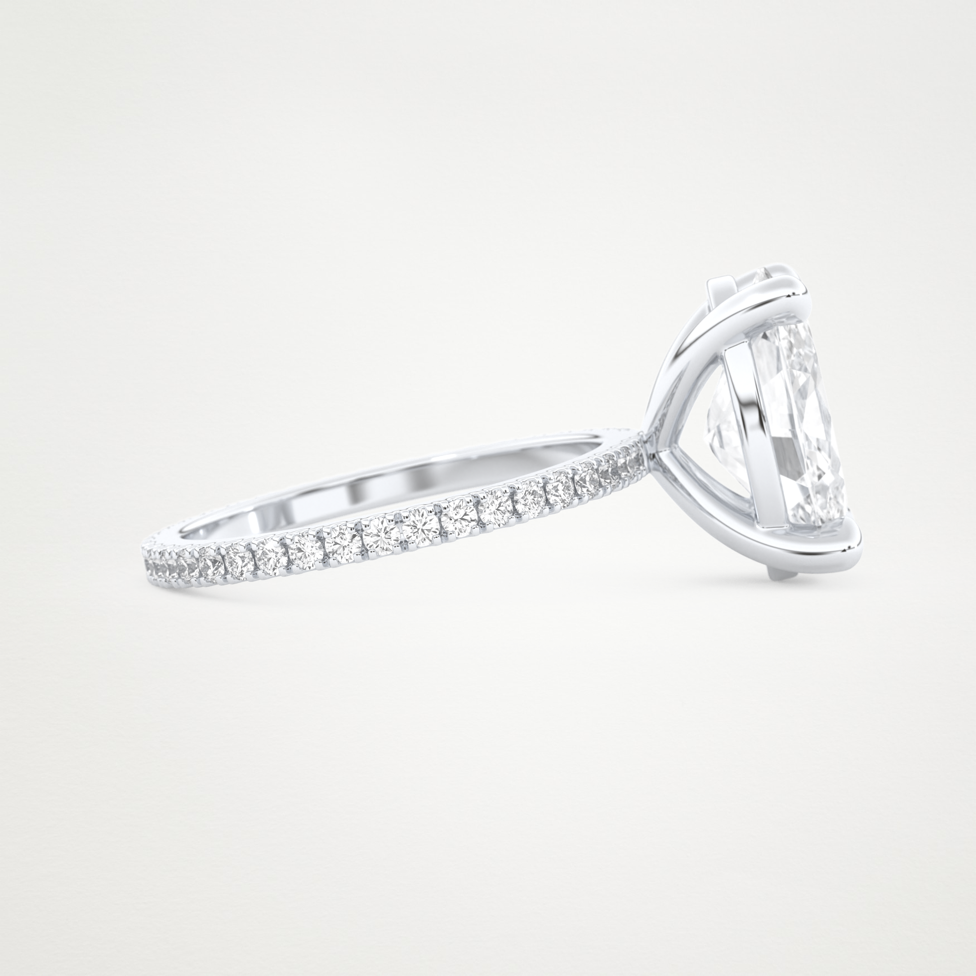 4 CT Moissanite Oval Engagement Ring – Inspired by Blake Lively 2