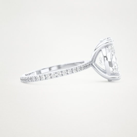 4 CT Moissanite Oval Engagement Ring – Inspired by Blake Lively 2