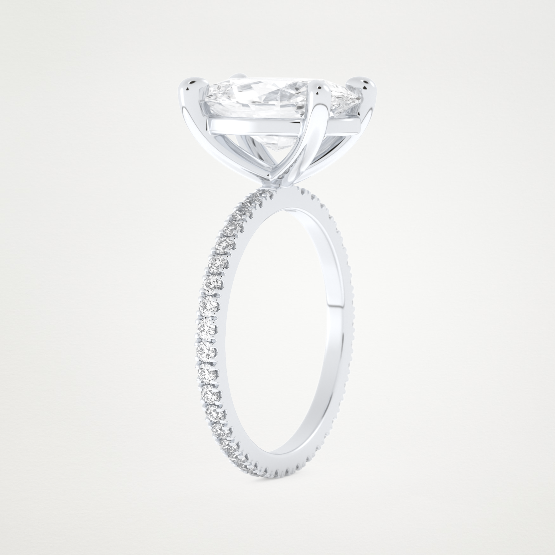 4 CT Moissanite Oval Engagement Ring – Inspired by Blake Lively 4