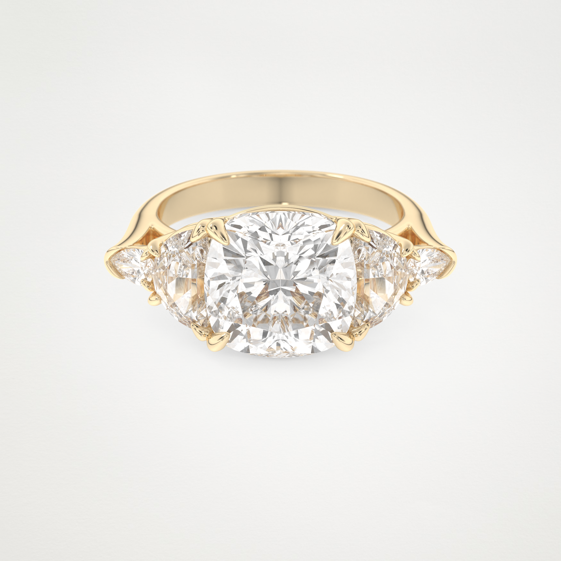 4.25 CT Moissanite Cushion Engagement Ring – Inspired by Ciara 7