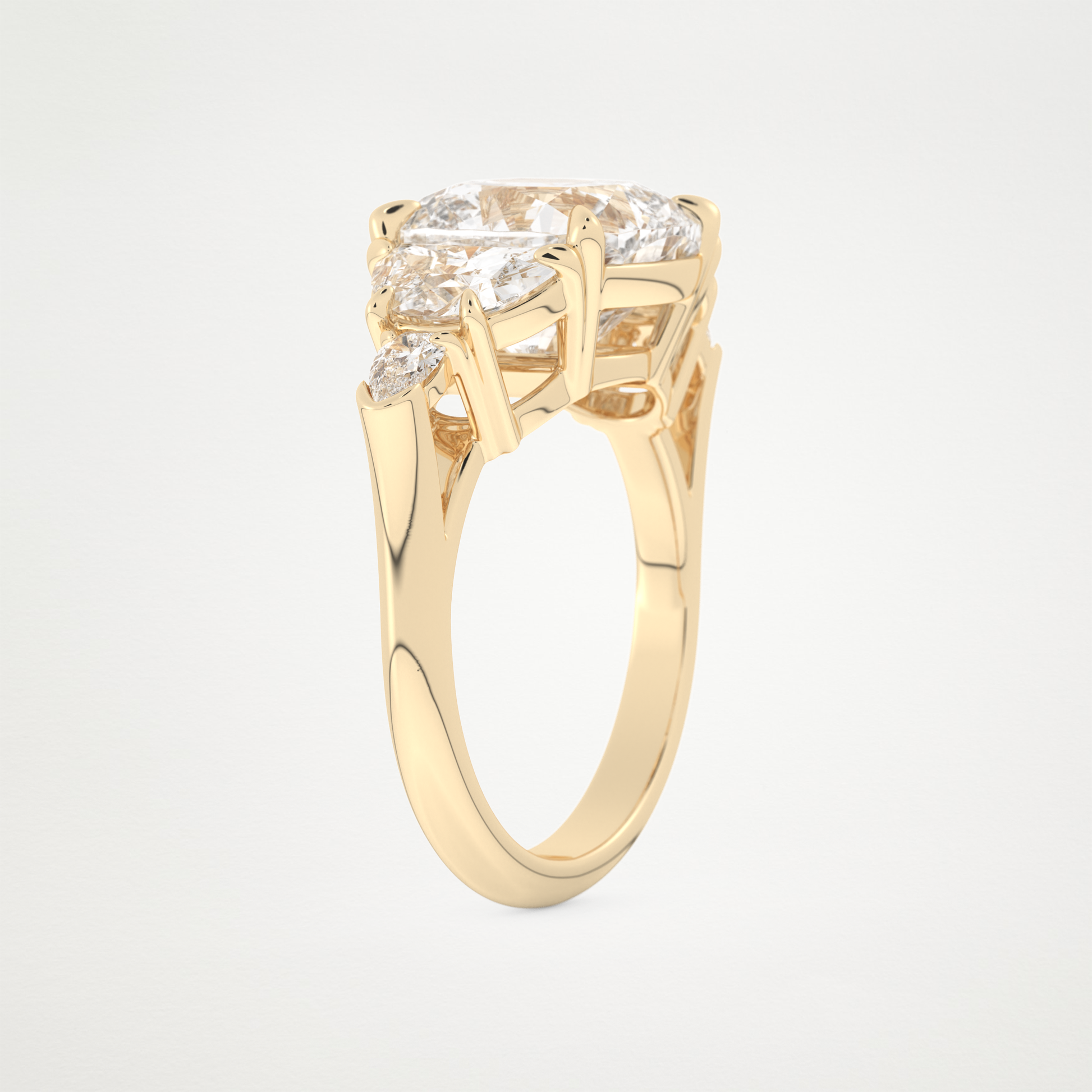 4.25 CT Moissanite Cushion Engagement Ring – Inspired by Ciara 10