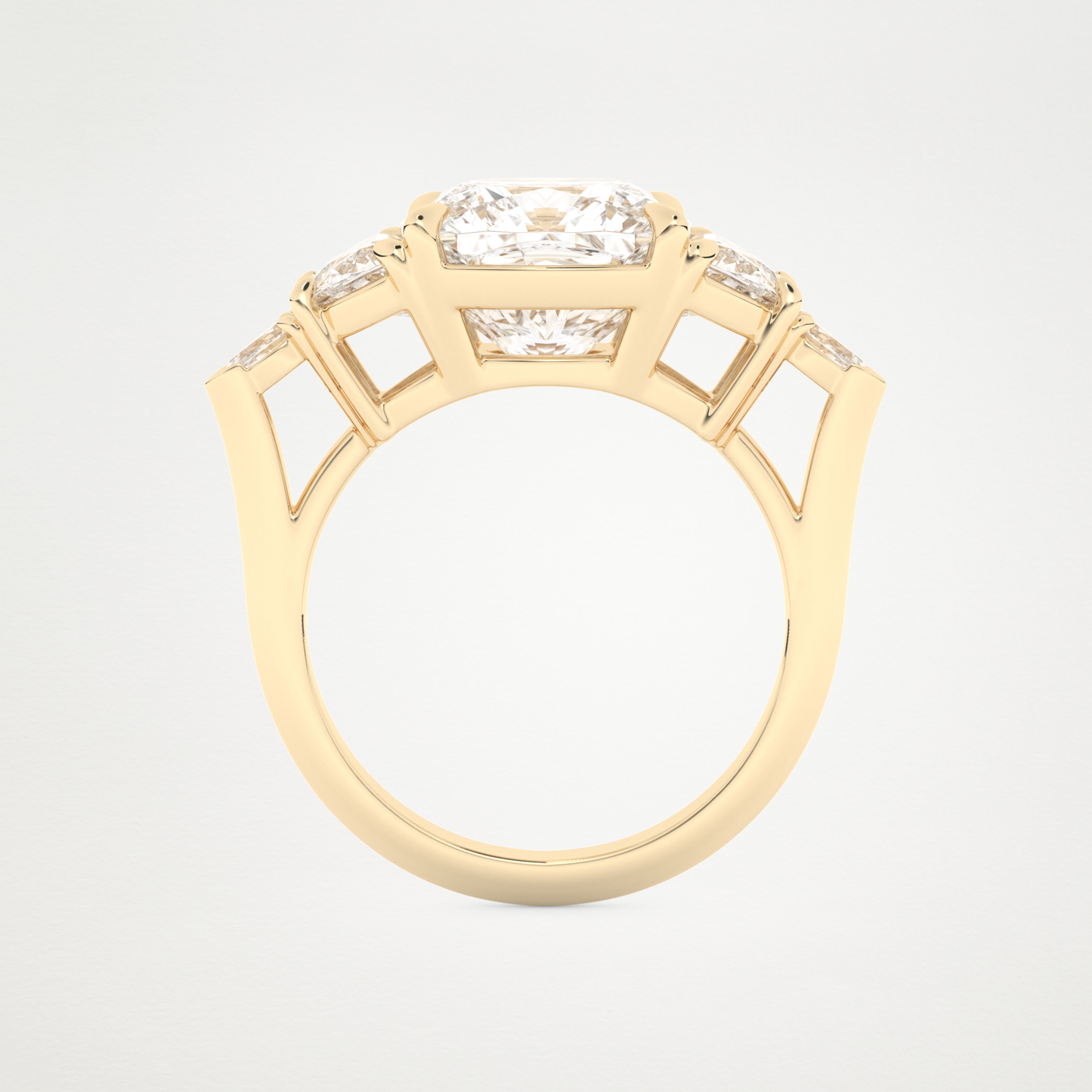 4.25 CT Moissanite Cushion Engagement Ring – Inspired by Ciara 11
