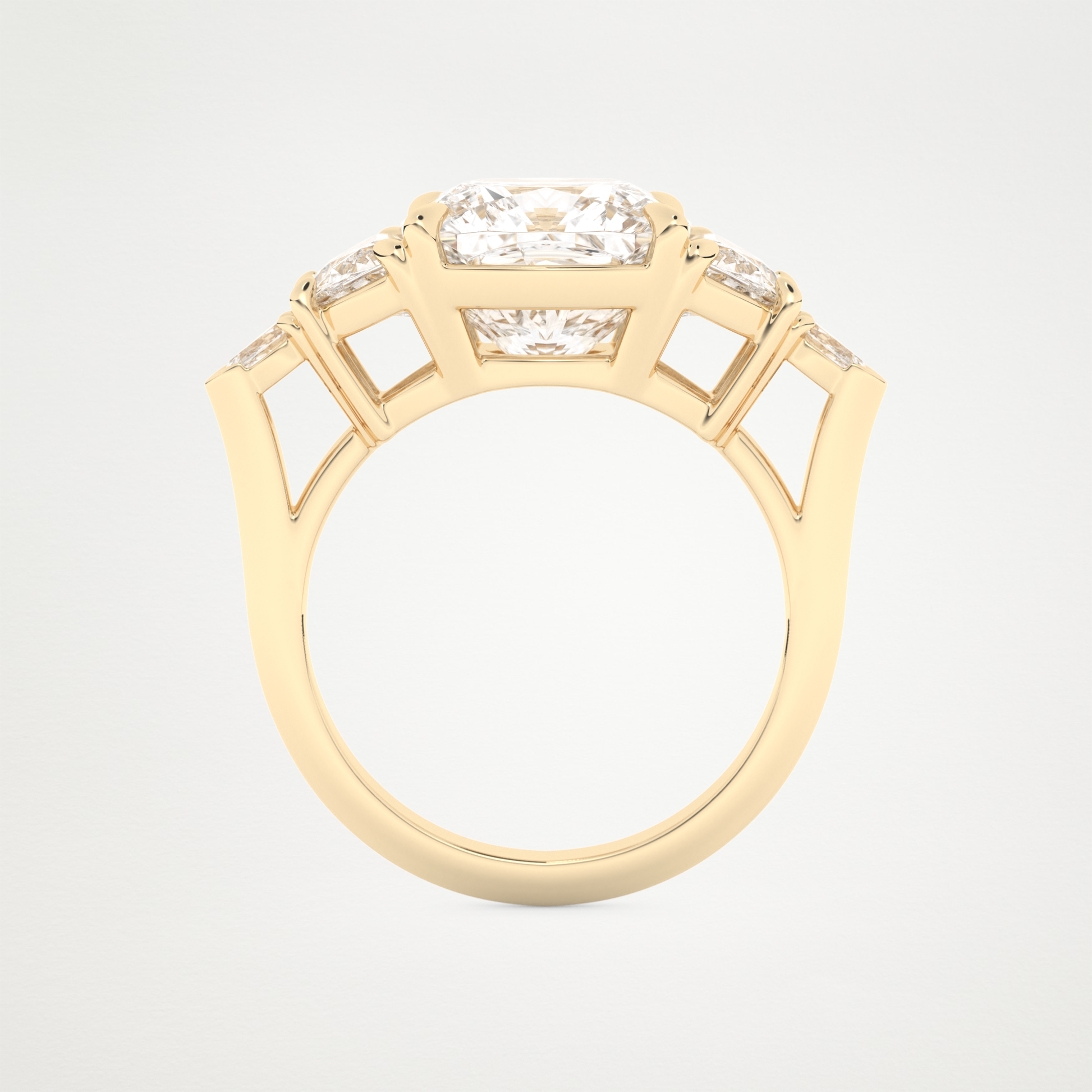 4.25 CT Moissanite Cushion Engagement Ring – Inspired by Ciara 11