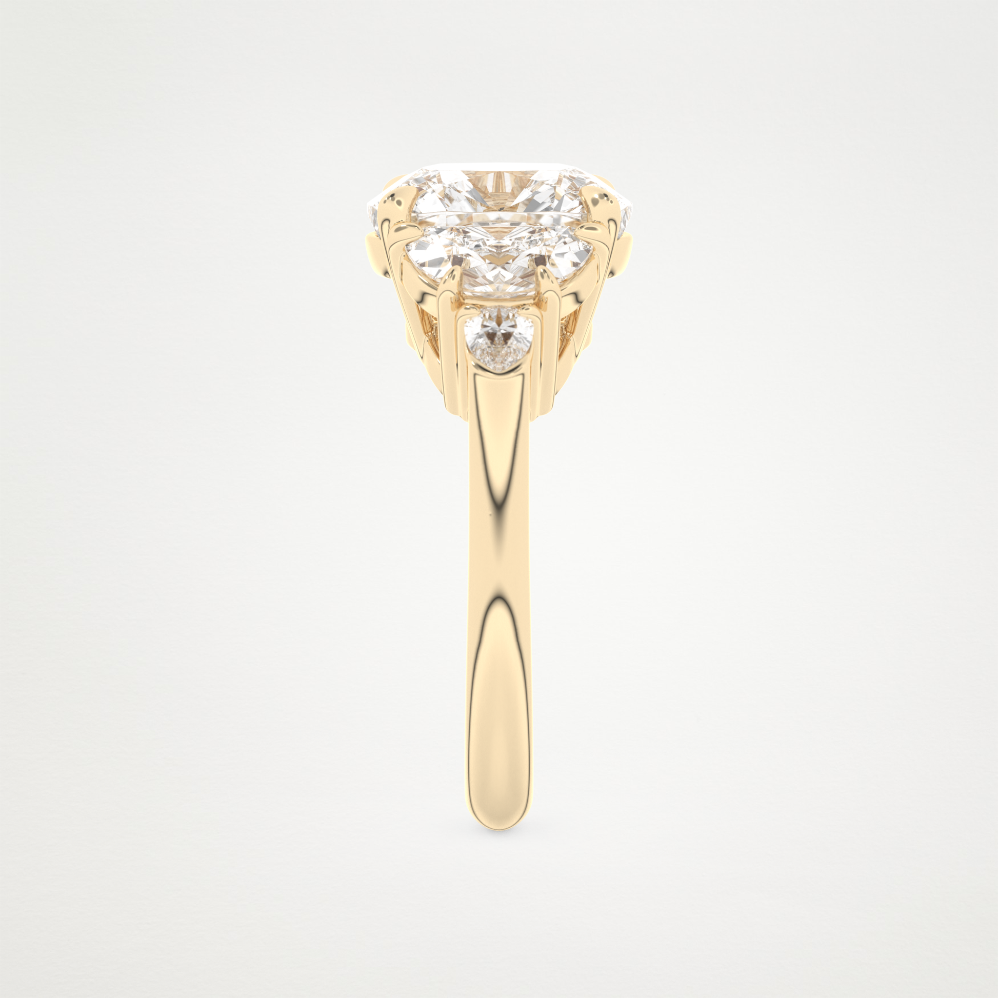 4.25 CT Moissanite Cushion Engagement Ring – Inspired by Ciara 12