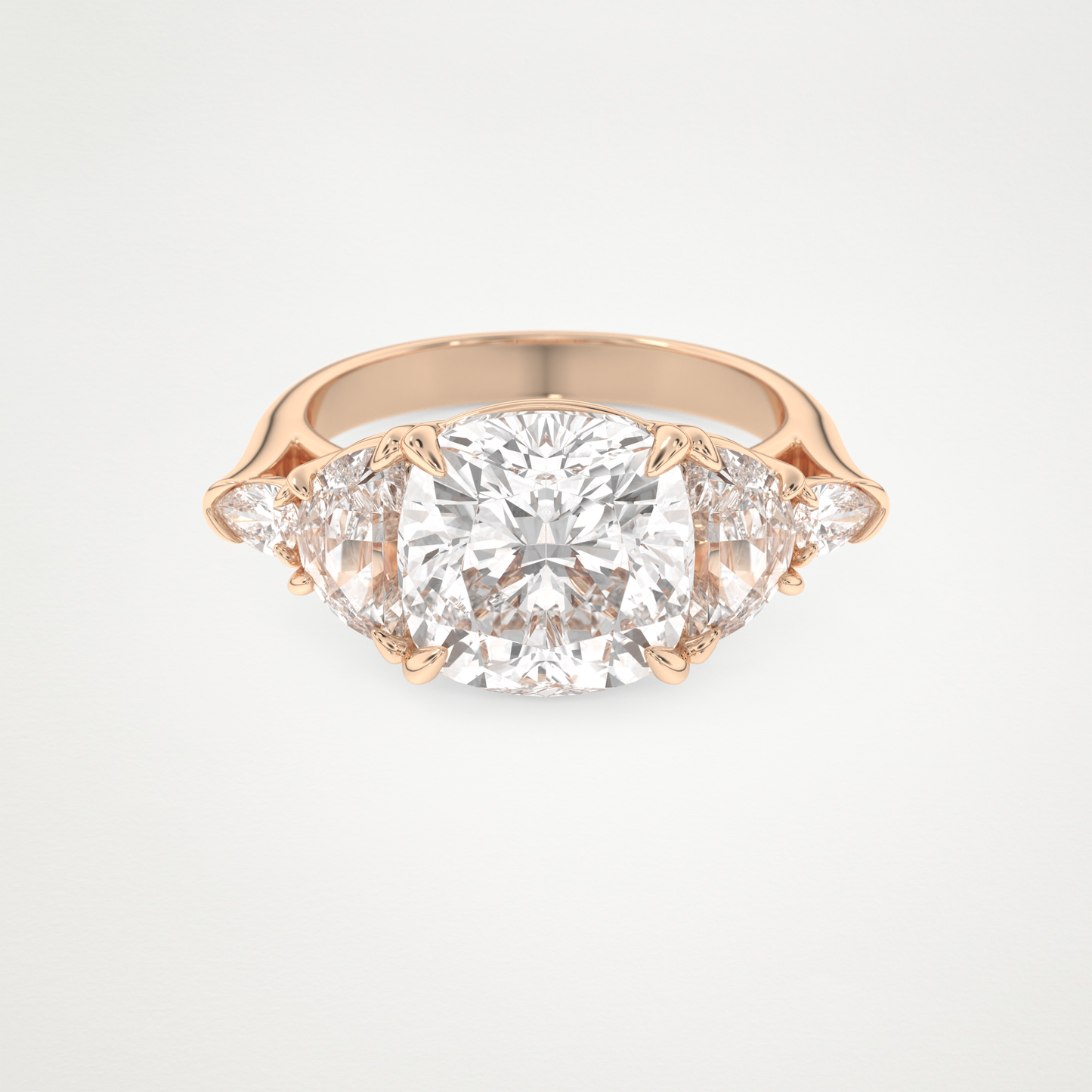 4.25 CT Moissanite Cushion Engagement Ring – Inspired by Ciara 13