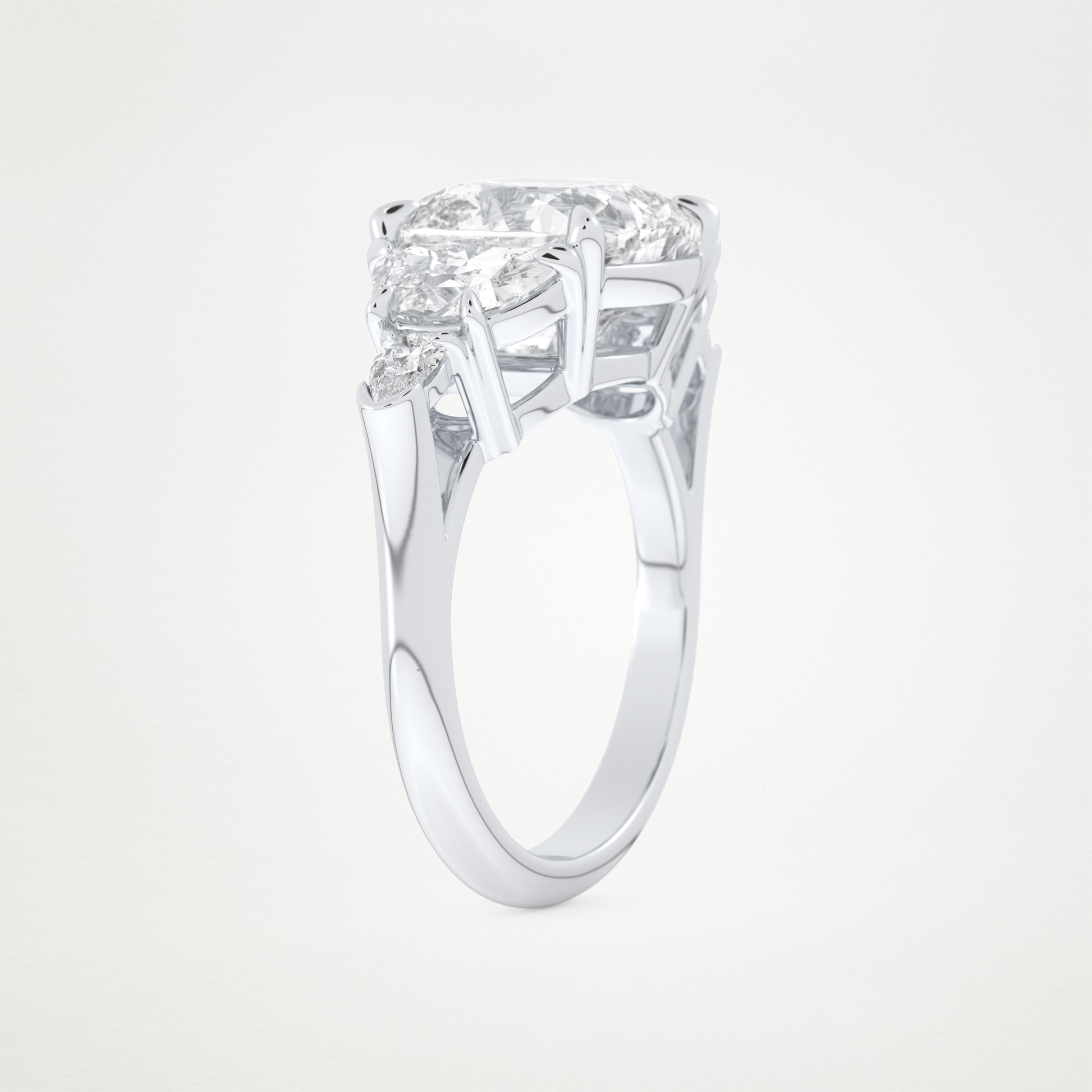 4.25 CT Moissanite Cushion Engagement Ring – Inspired by Ciara 4
