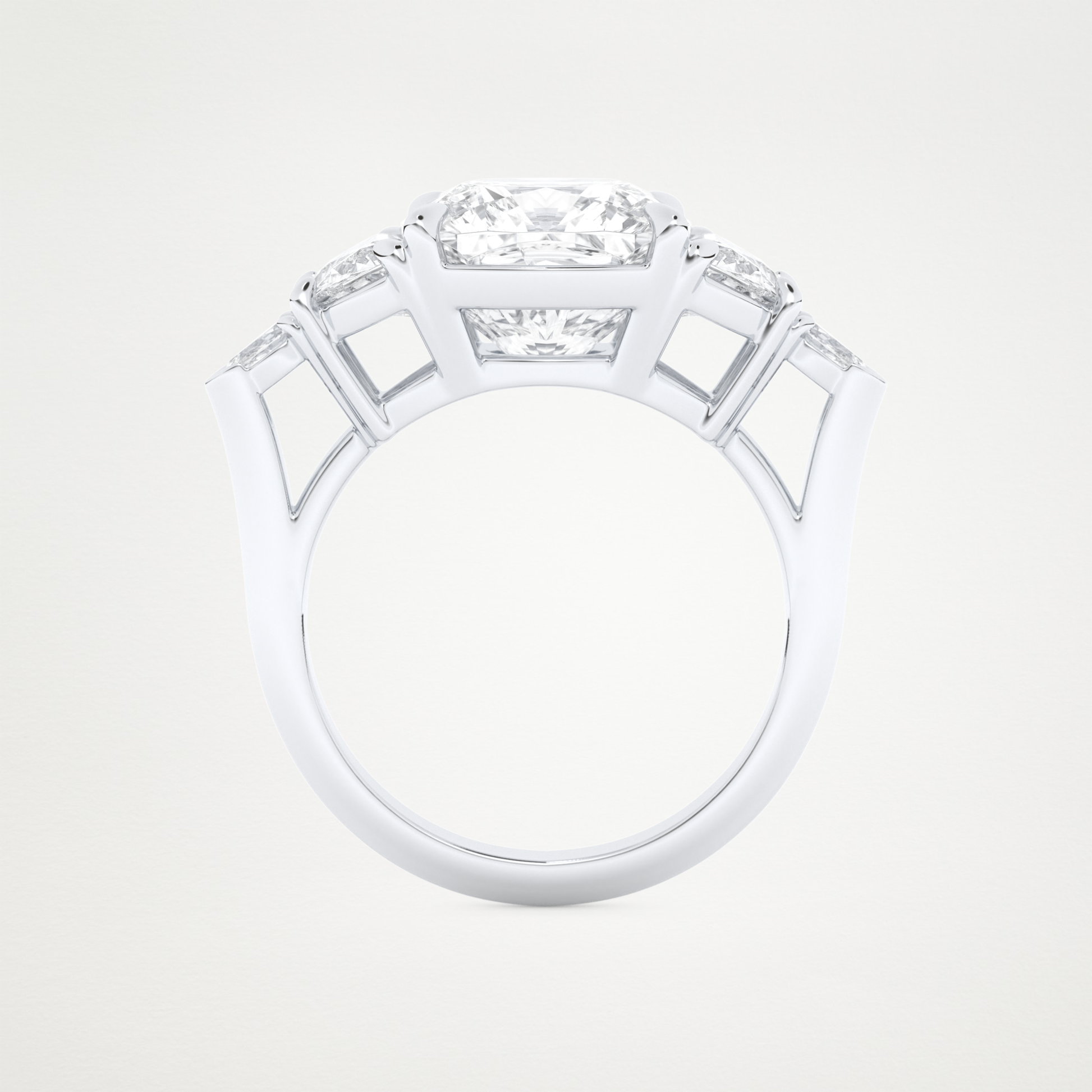 4.25 CT Moissanite Cushion Engagement Ring – Inspired by Ciara 5