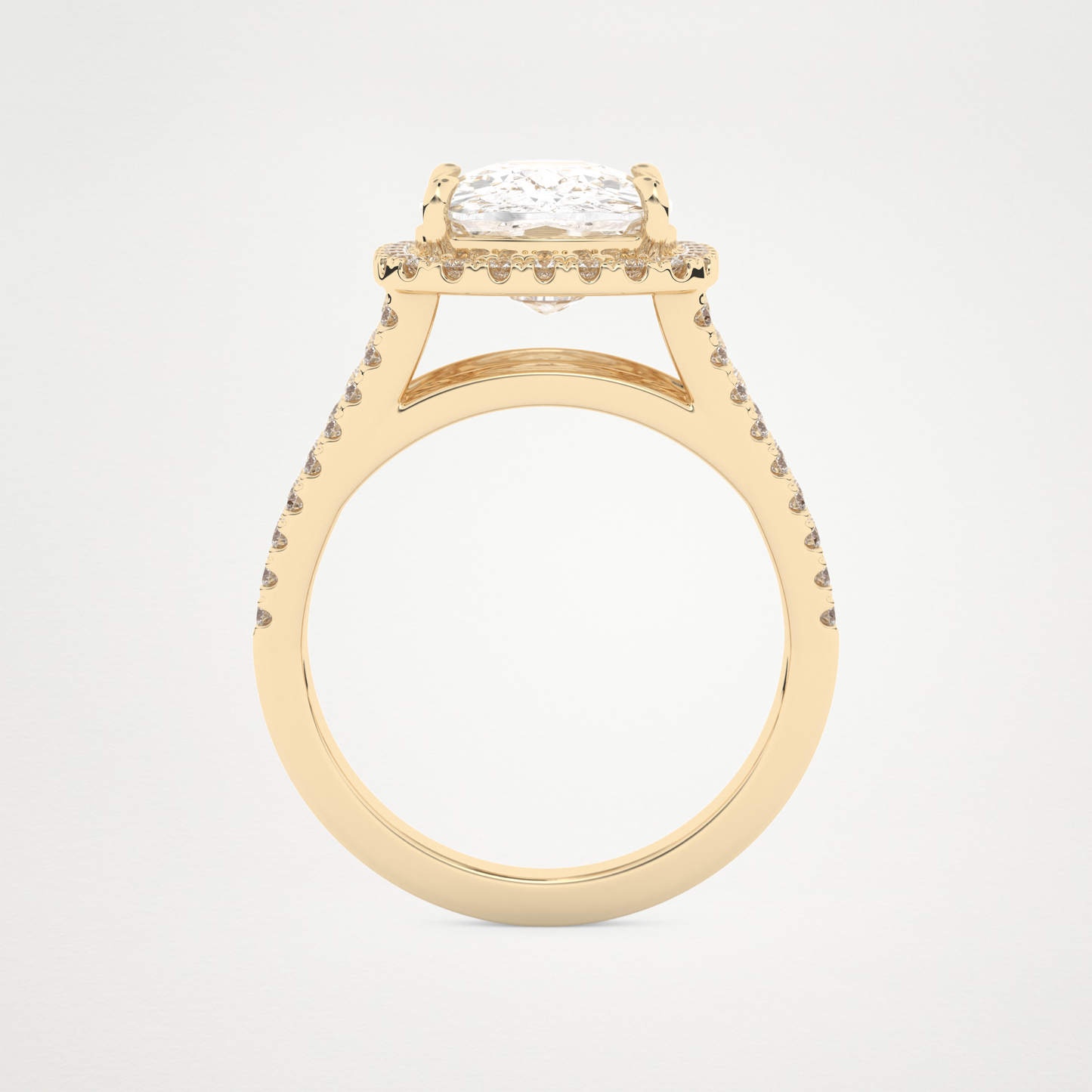 3.70 CT Moissanite Cushion Engagement Ring – Inspired by Gabbriette Bechtel 11