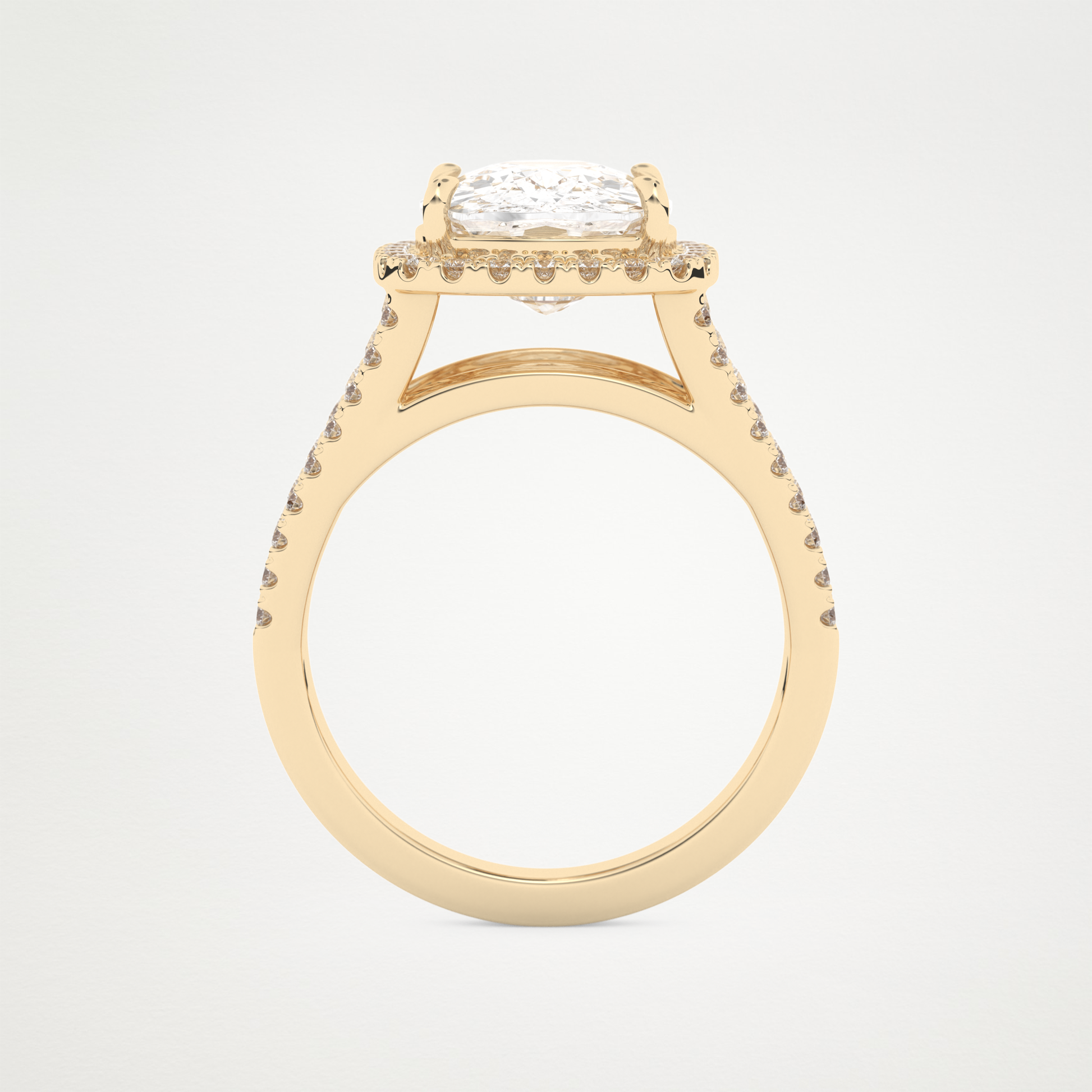 3.70 CT Moissanite Cushion Engagement Ring – Inspired by Gabbriette Bechtel 11